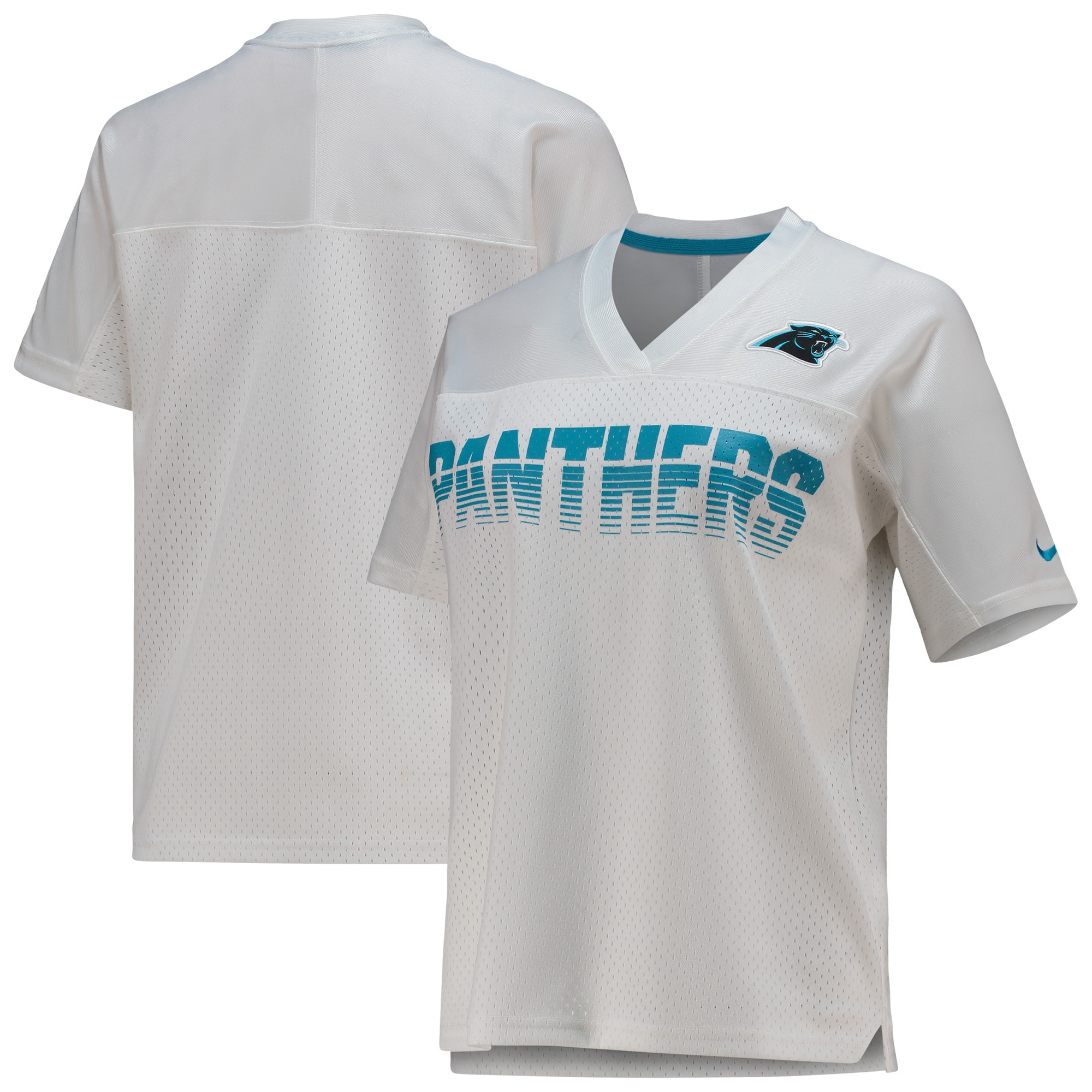 Carolina Panthers Nike Women's Fan Replica Jersey - White - vstockx
