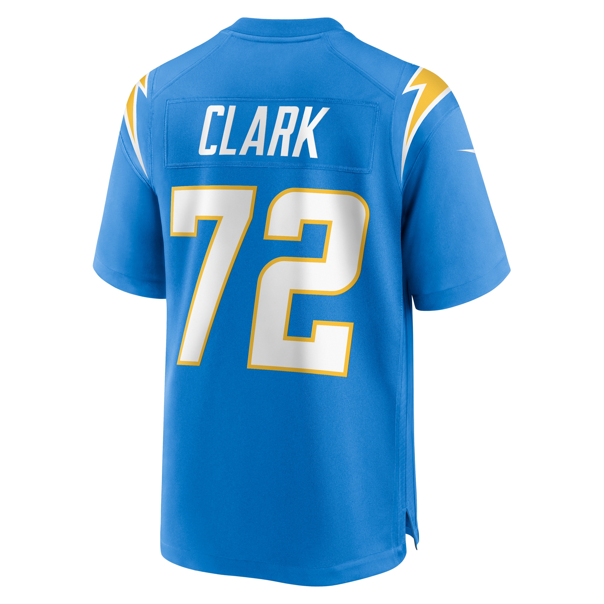 Jerrod Clark Los Angeles Chargers Nike Team Game Jersey - Powder Blue - vstockx