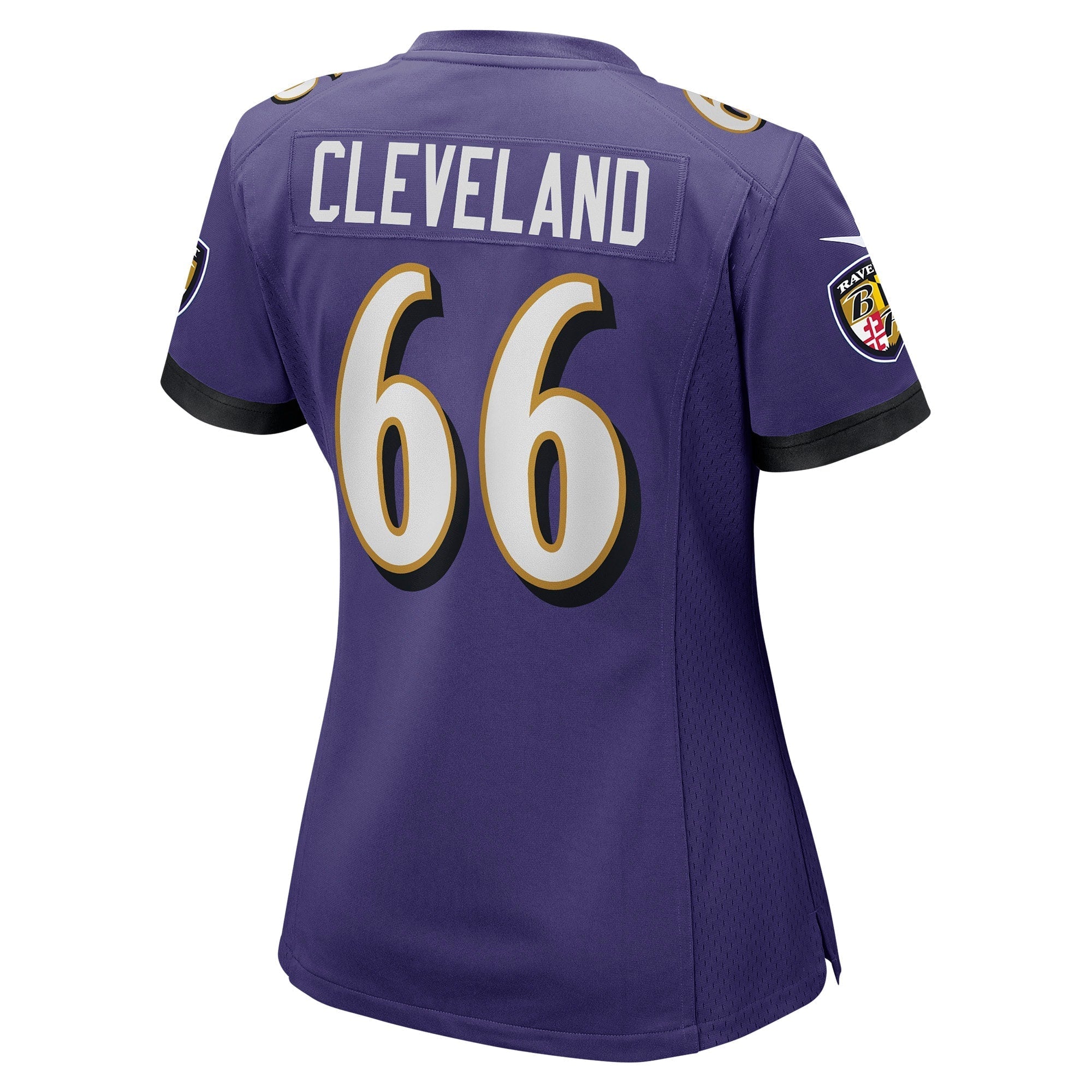 Women's Nike Ben Cleveland Purple Baltimore Ravens Game Jersey - vstockx