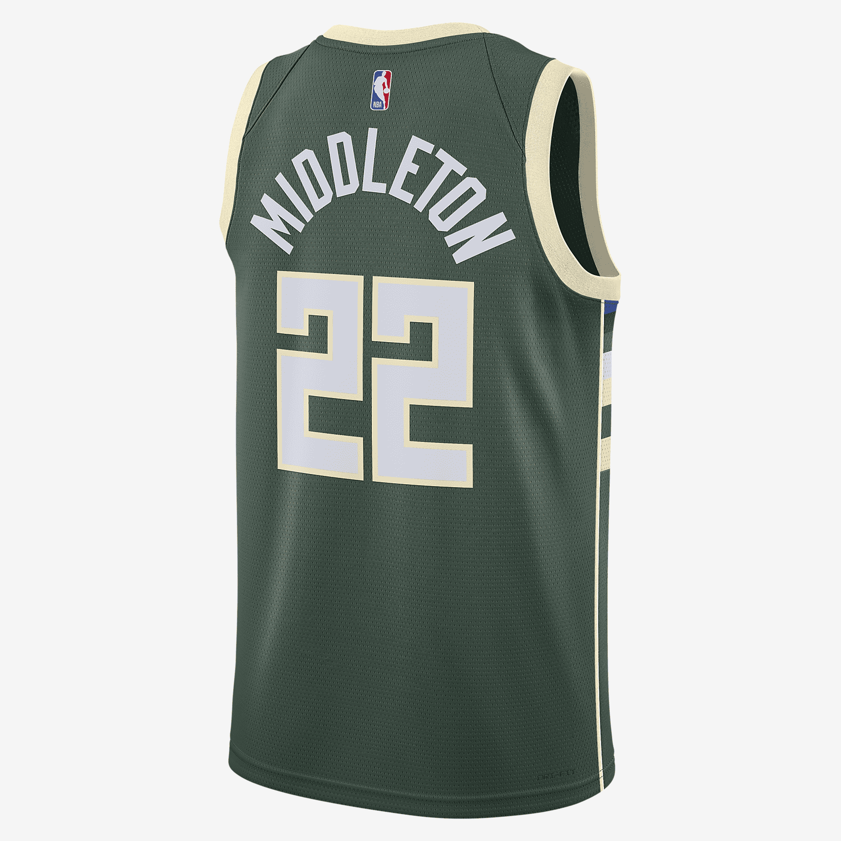 Milwaukee Bucks Icon Edition 2022/23 Nike Dri-FIT NBA Swingman Jersey - Fir - vstockx