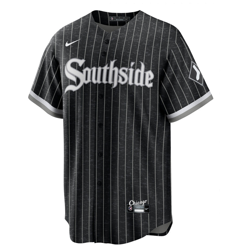 Men's Luis Robert Jr. Chicago White Sox Black City Connect Replica Jersey - vstockx
