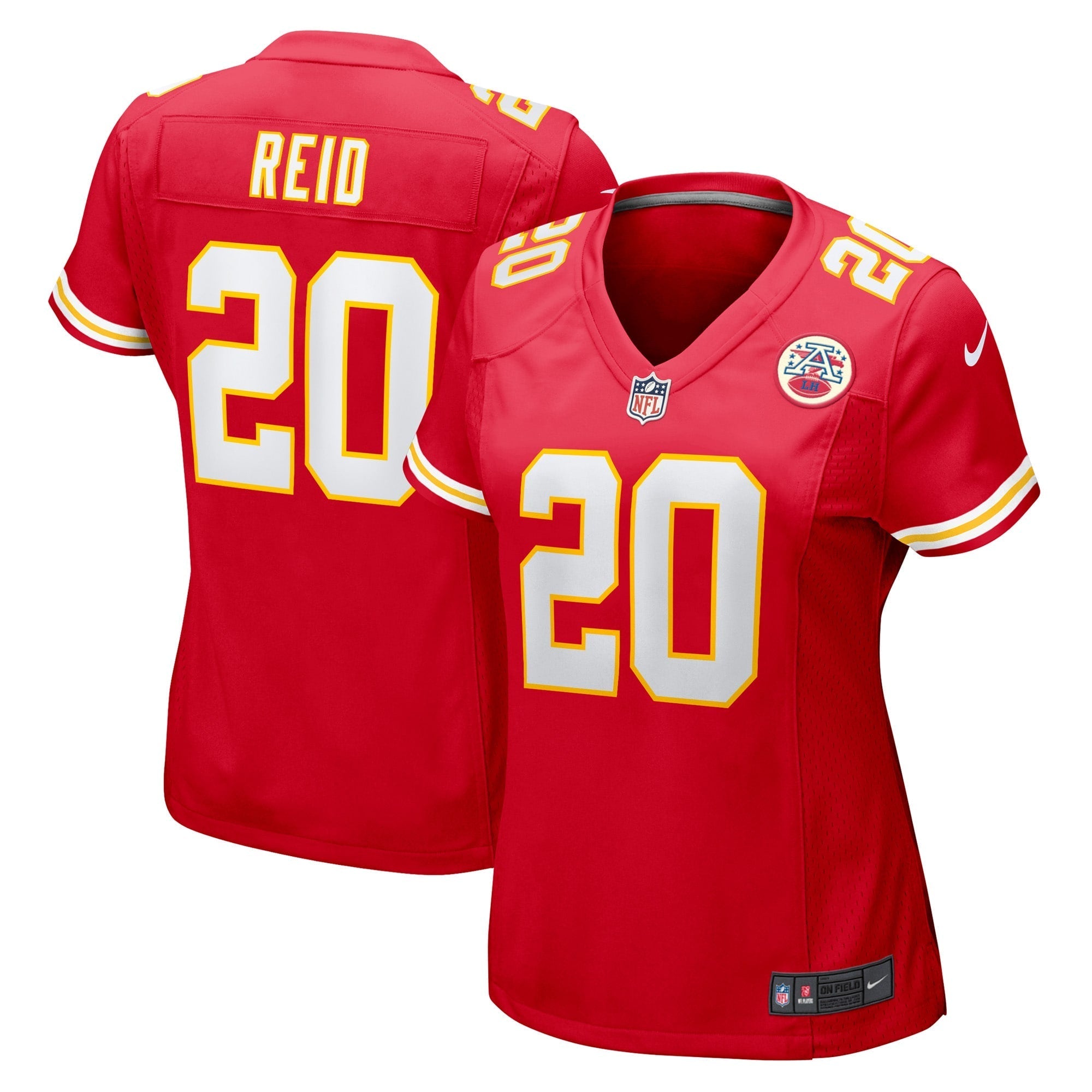 Women's Nike Justin Reid Red Kansas City Chiefs Game Jersey - vstockx