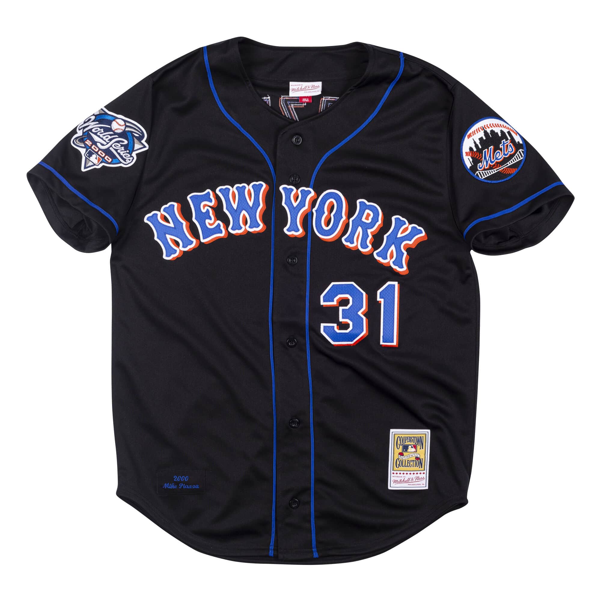Authentic Jersey New York Mets 2000 Mike Piazza - vstockx