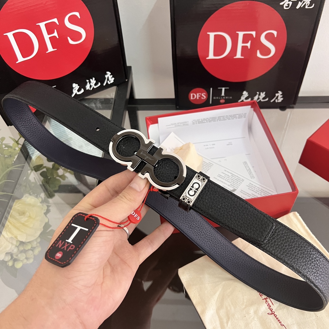 Streetwear Belt Ferragamo 320265 size:3.5cm - vstockx