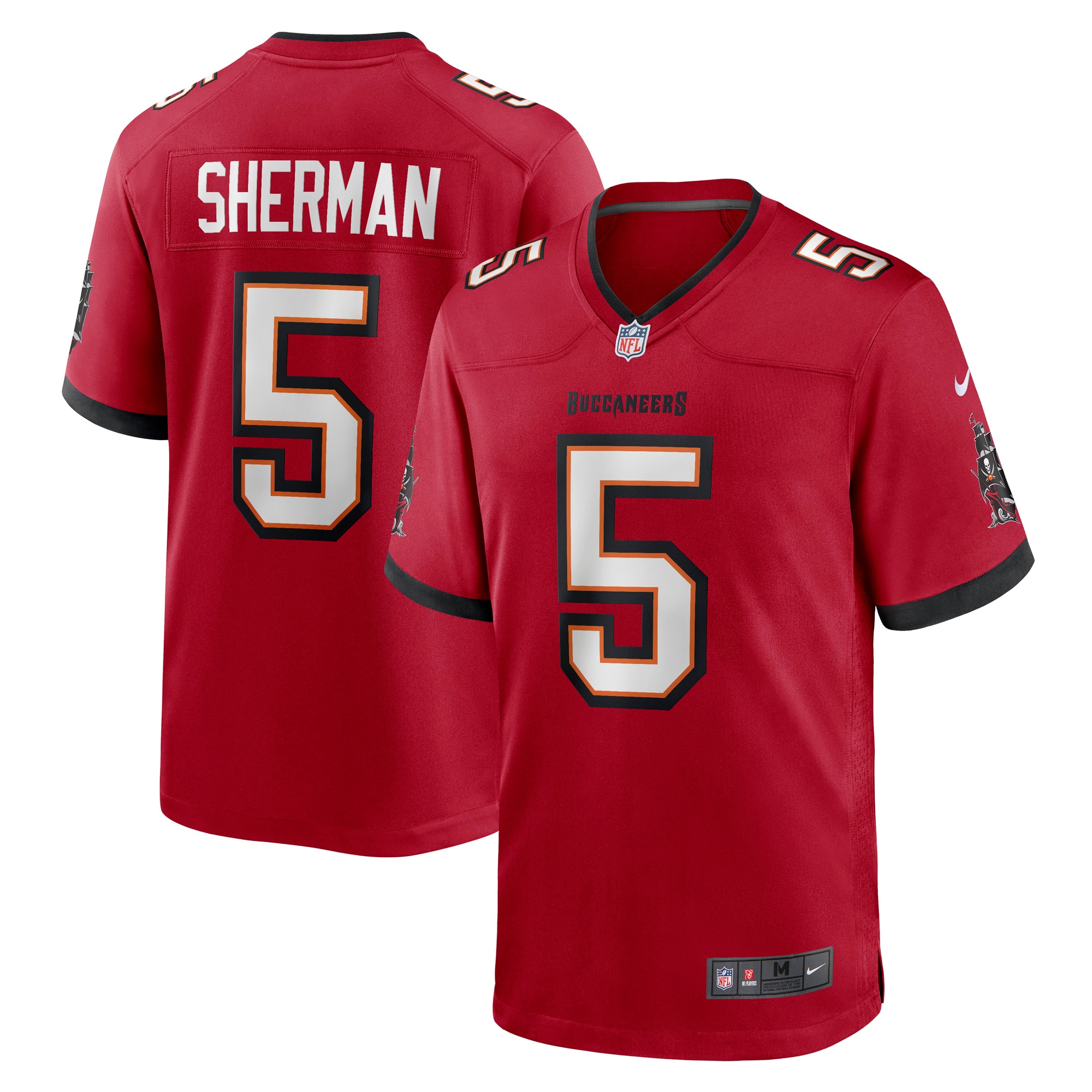 Richard Sherman Tampa Bay Buccaneers Nike Game Jersey - Red - vstockx