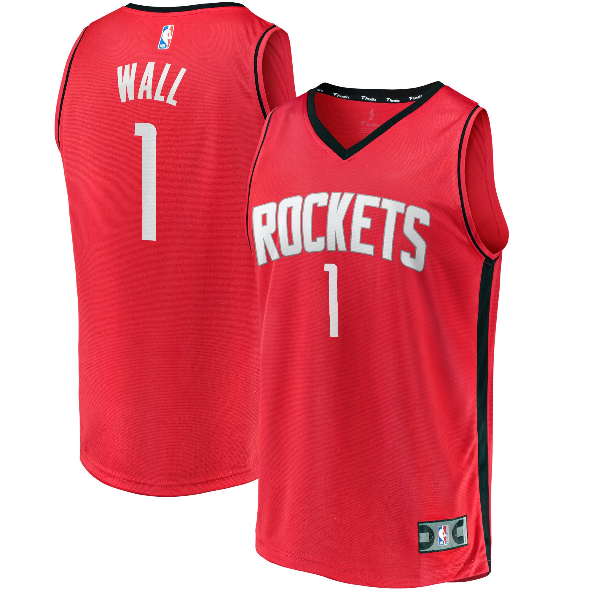 John Wall Houston Rockets Fanatics Branded 2020/21 Fastbreak Replica Jersey Red - Icon Edition - vstockx