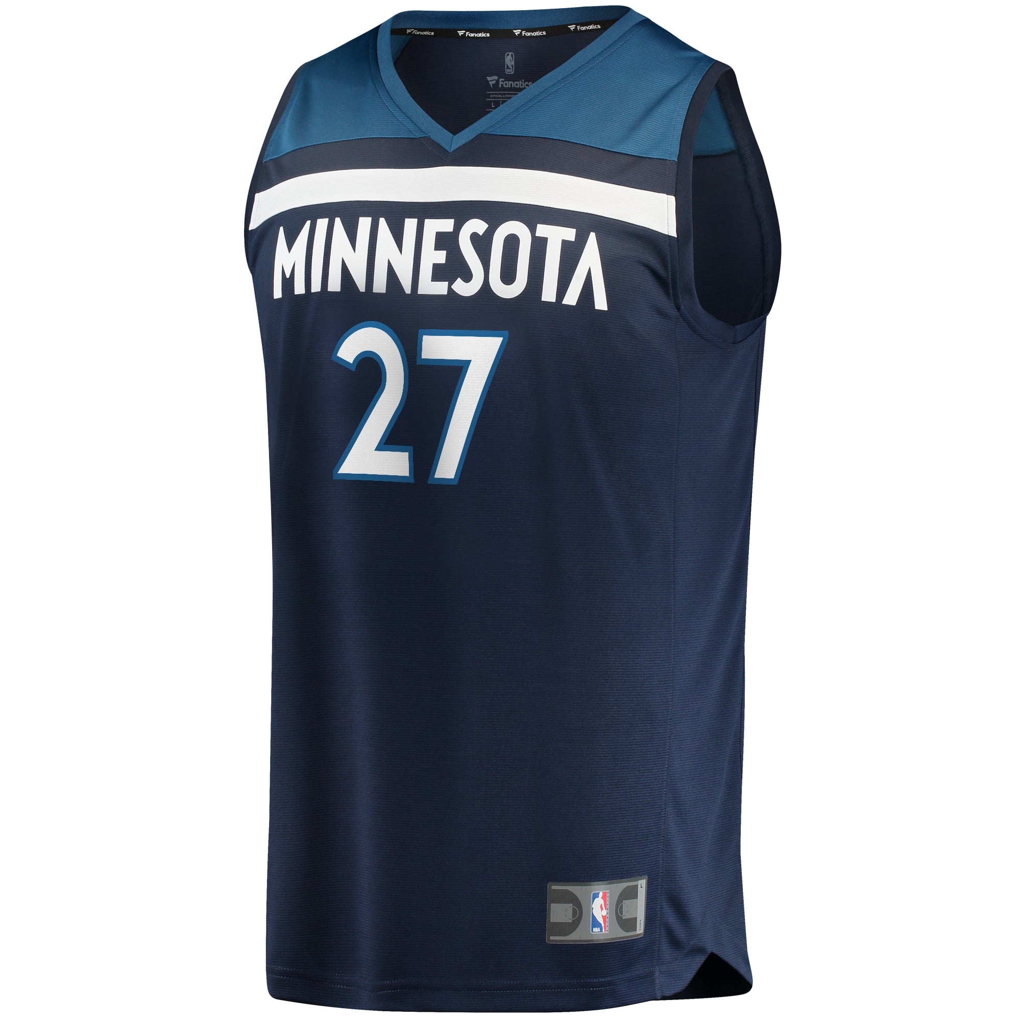 Men's Fanatics Branded Rudy Gobert Navy Minnesota Timberwolves Fast Break Replica Jersey - Icon Edition - vstockx
