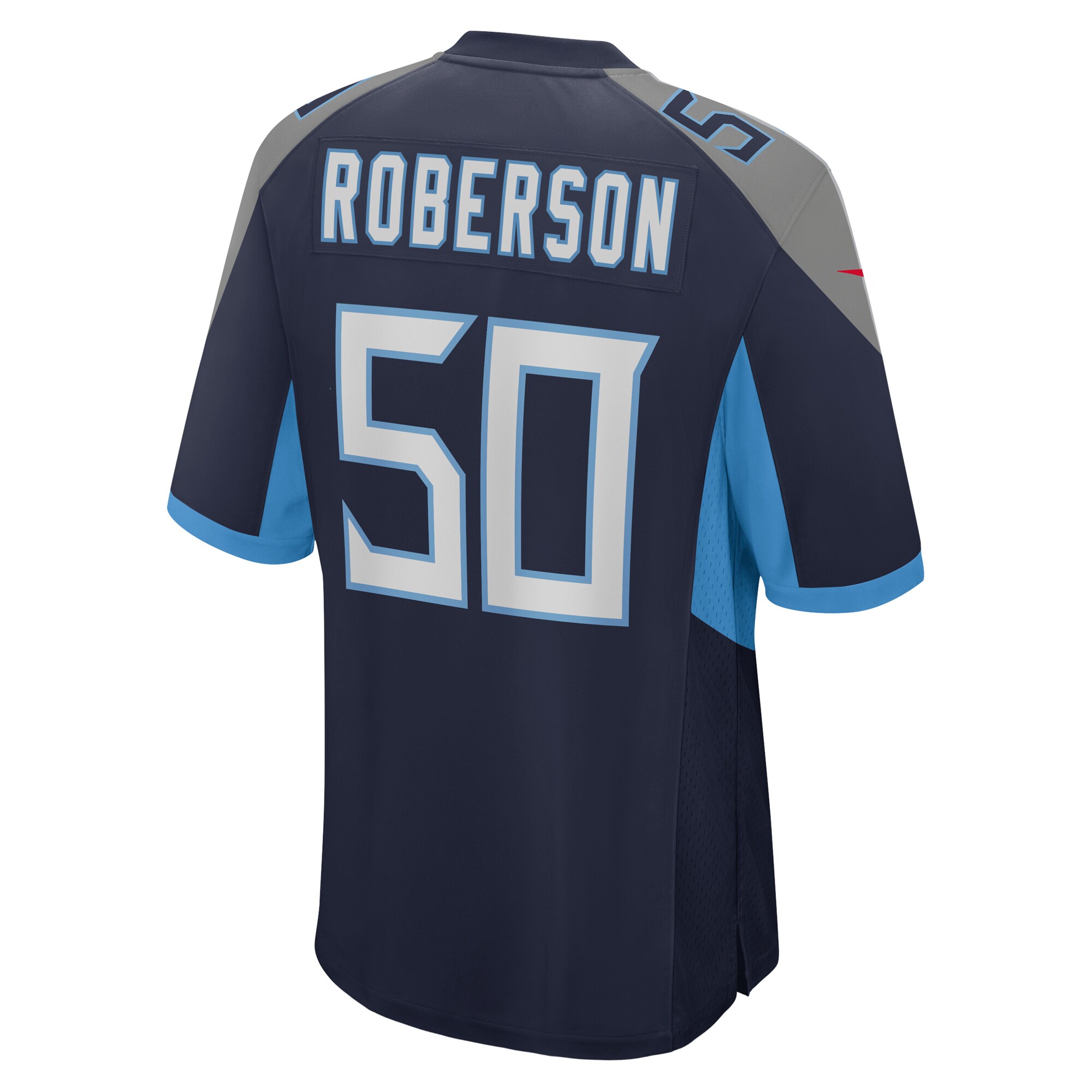 Derick Roberson Tennessee Titans Nike Game Jersey - Navy - vstockx