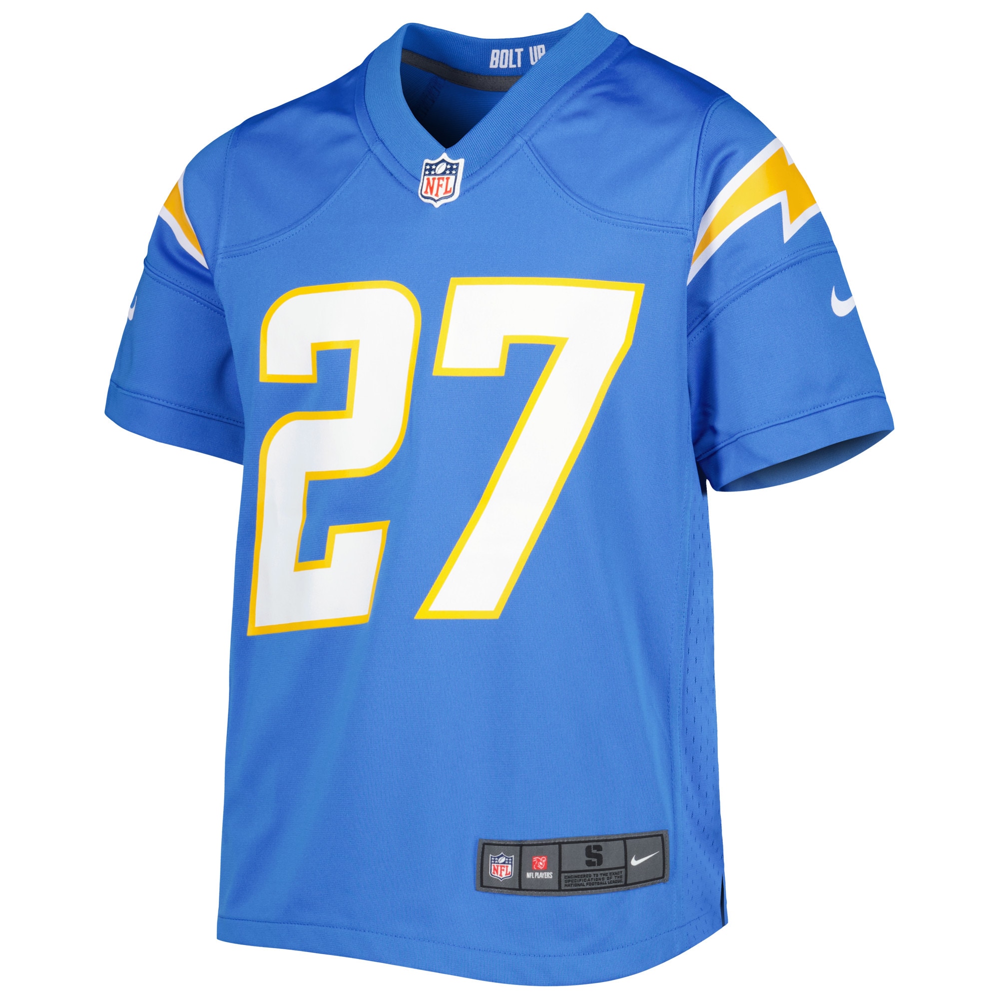 JC Jackson Los Angeles Chargers Nike Youth Game Jersey - Powder Blue - vstockx