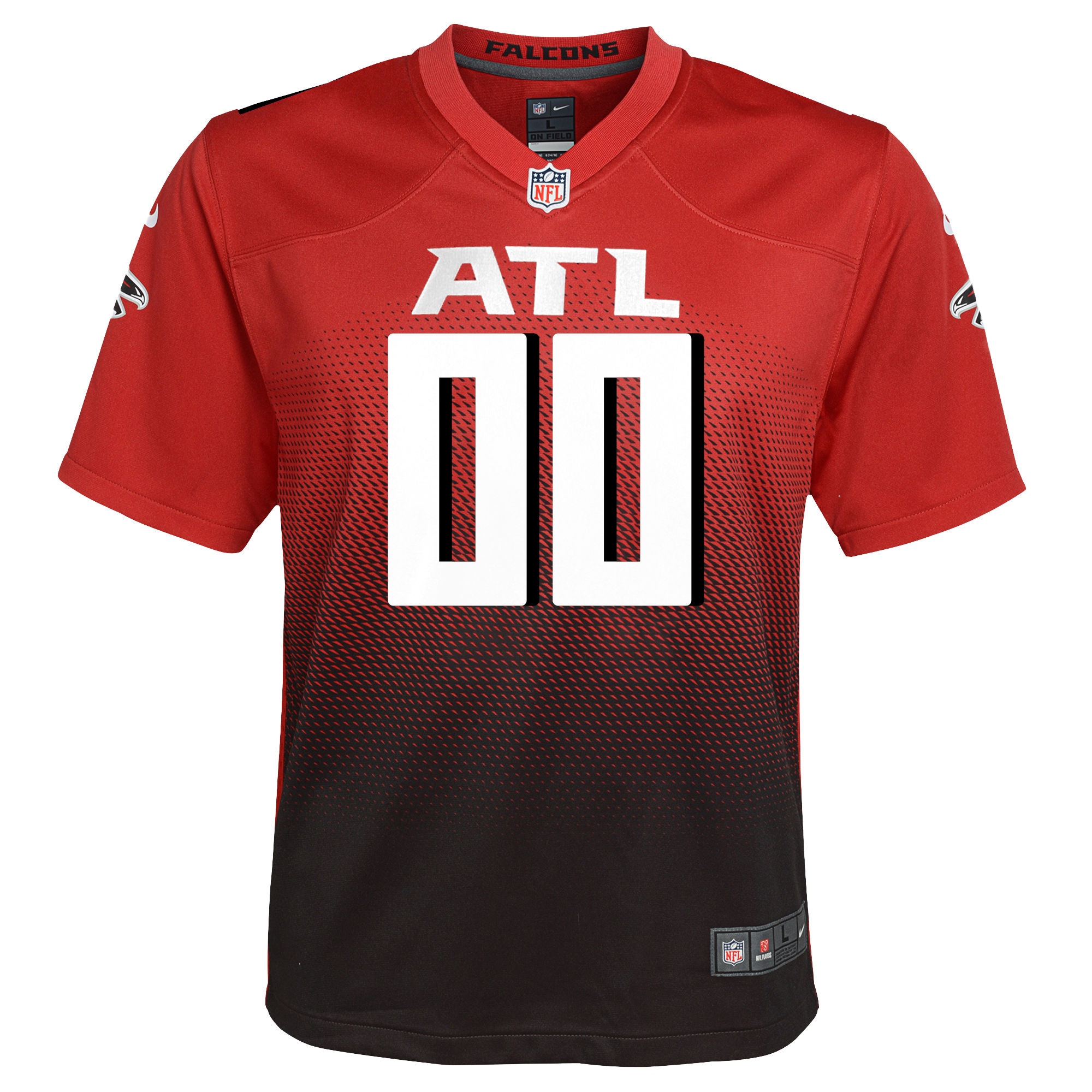 Atlanta Falcons Nike Youth Alternate Custom Game Jersey - Red - vstockx