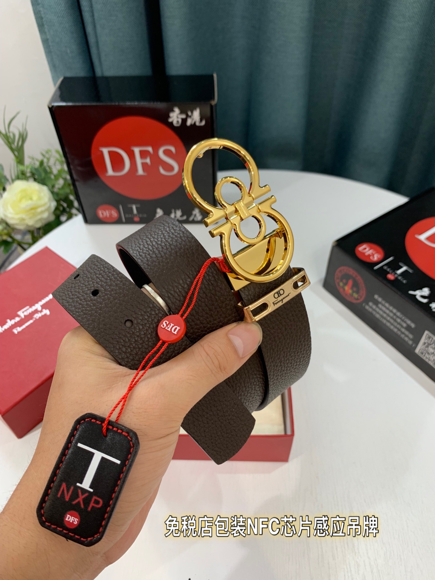 Streetwear Belt Ferragamo 319227 size:3.5cm - vstockx