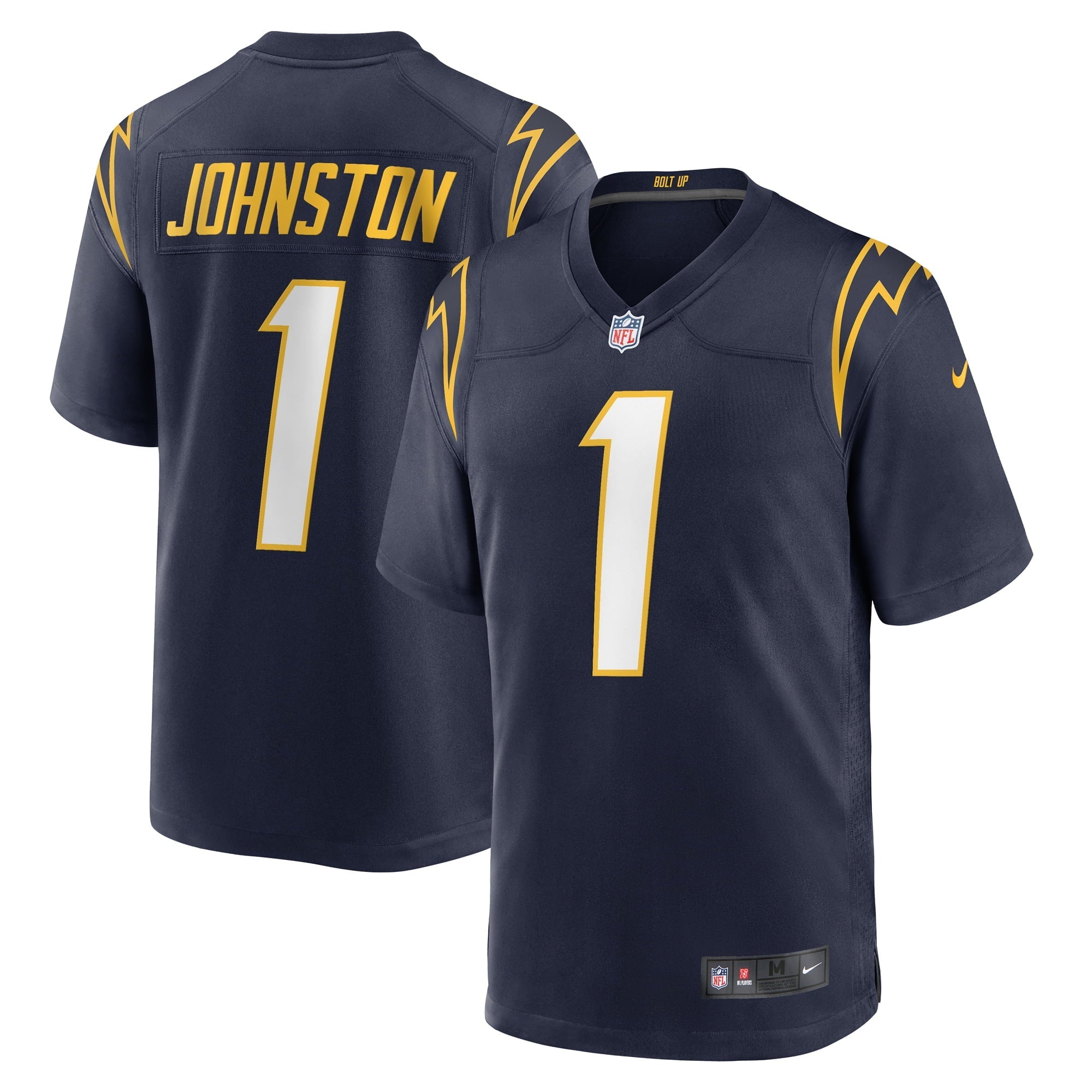 Men's Nike Quentin Johnston Navy Los Angeles Chargers Alternate Game Jersey - vstockx