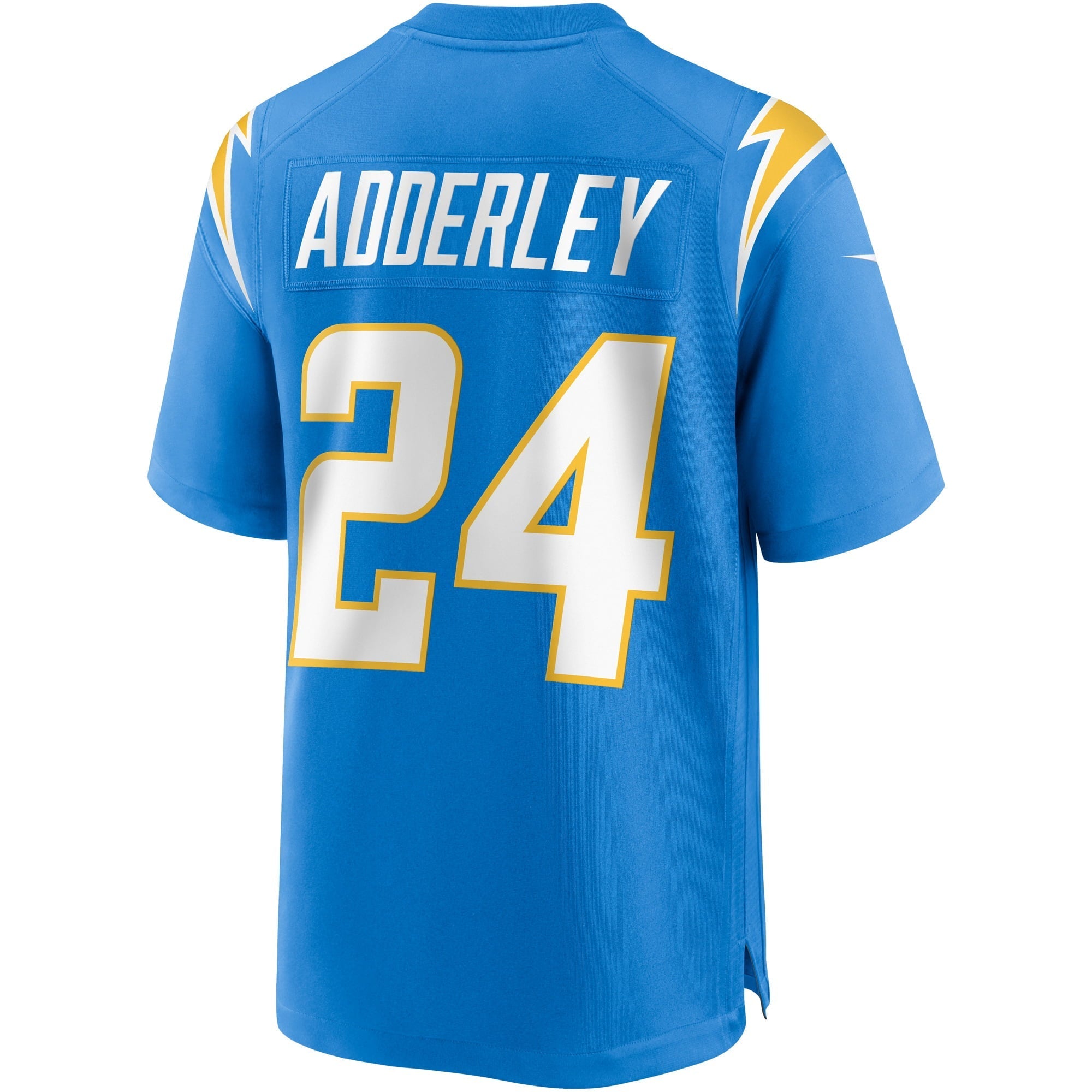 Men's Nike Nasir Adderley Powder Blue Los Angeles Chargers Game Jersey - vstockx