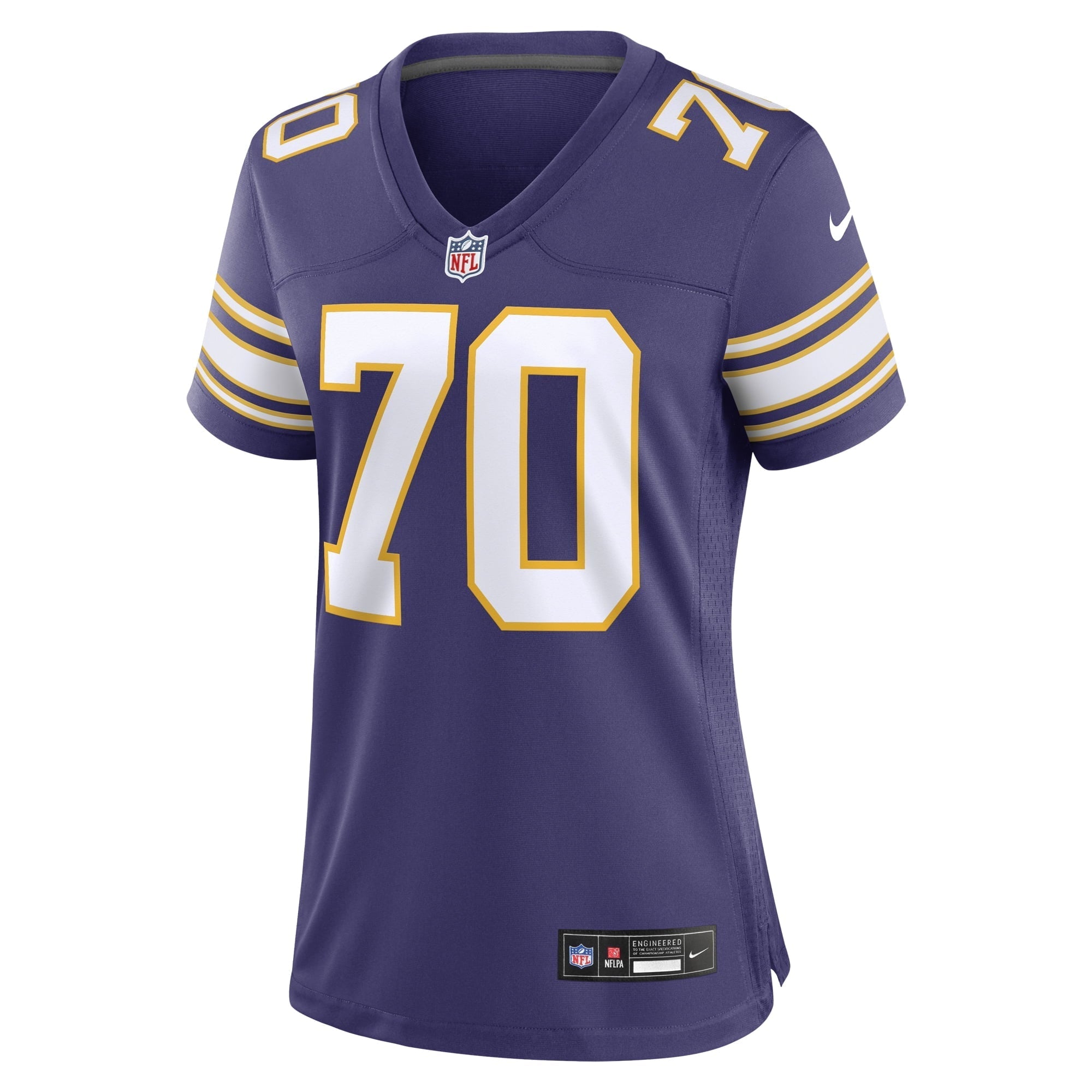 Women's Nike Jim Marshall Purple Minnesota Vikings Classic Retired Player Jersey - vstockx