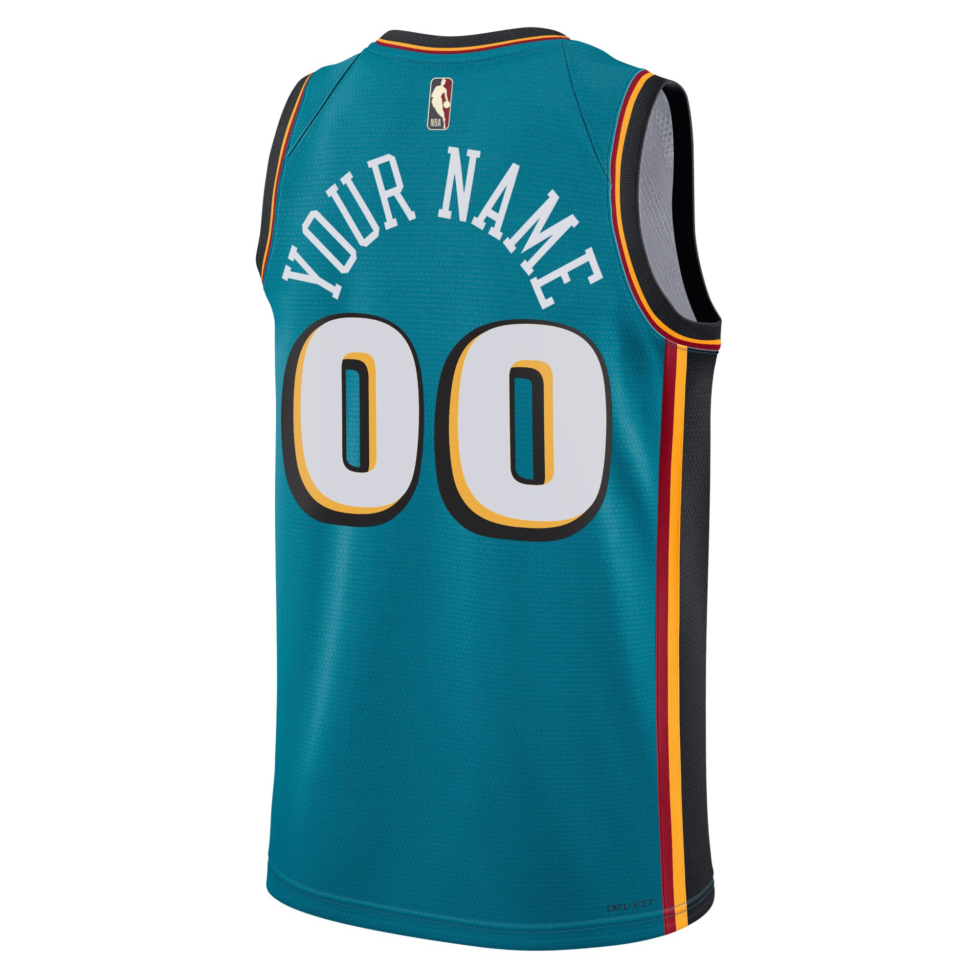 Detroit Pistons Nike Unisex 2022/23 Custom Swingman Jersey - Classic Edition - Teal - vstockx