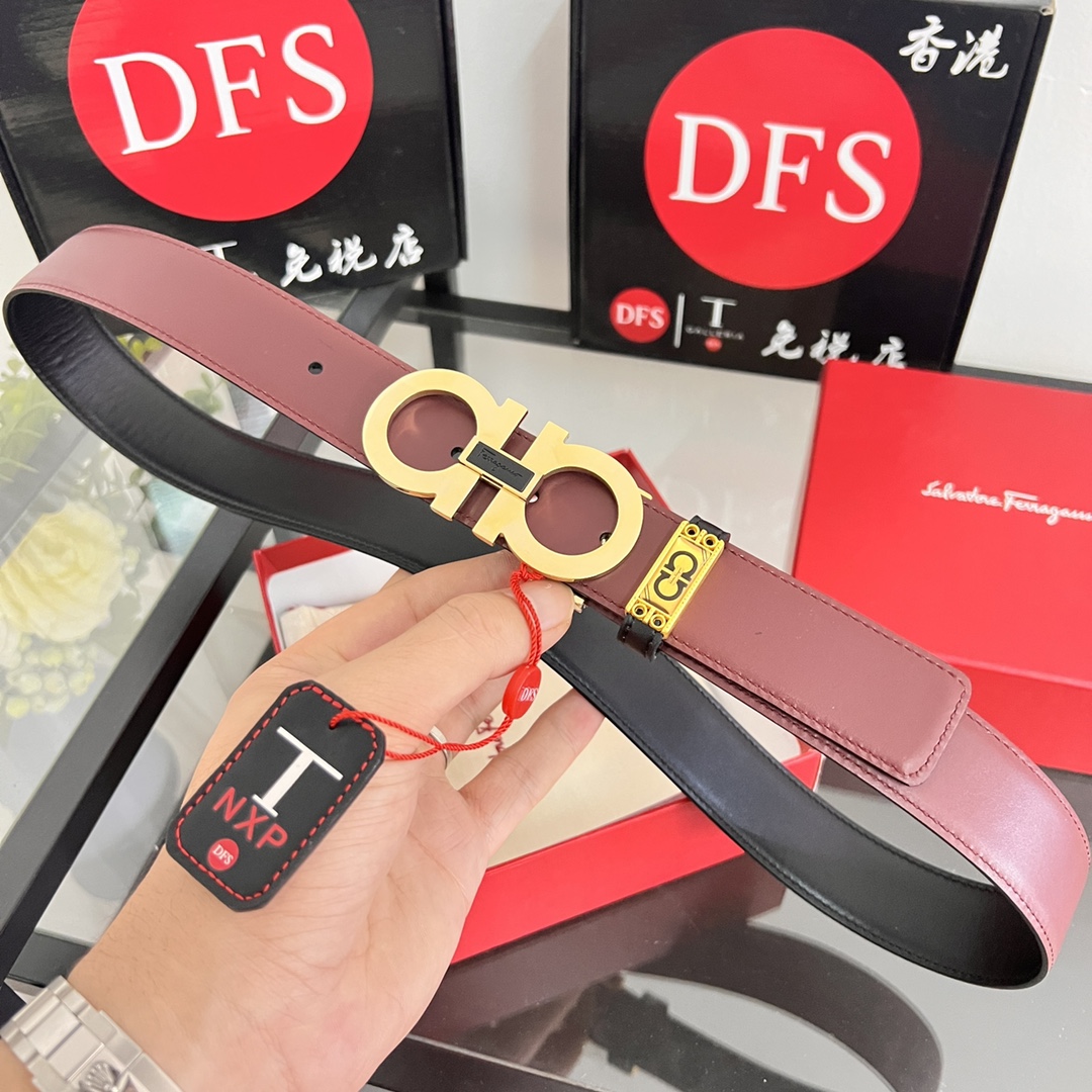 Streetwear Belt Ferragamo 320139 size:3.5cm - vstockx