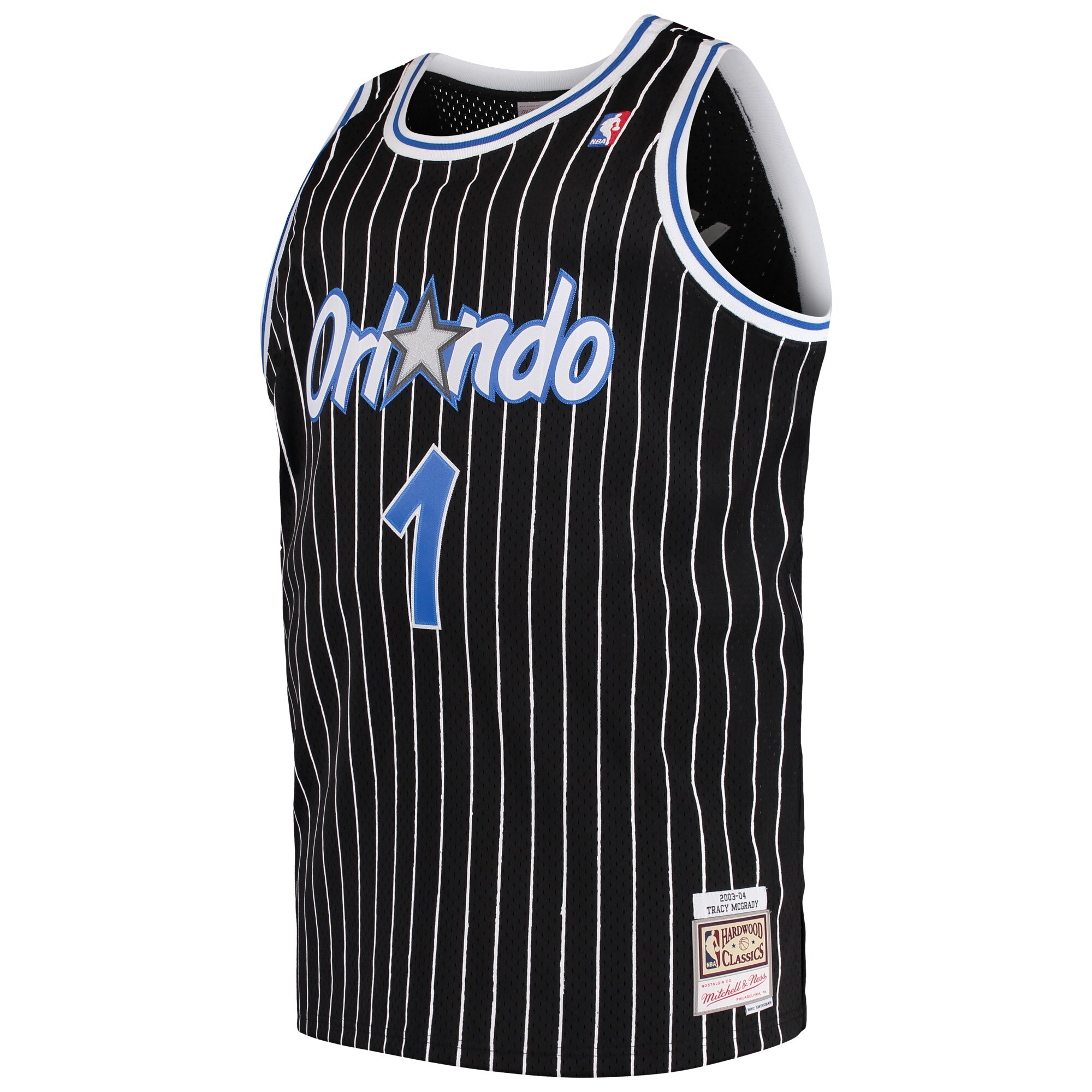 Tracy McGrady Orlando Magic Mitchell & Ness Big & Tall Hardwood Classics Swingman Jersey - Black - vstockx