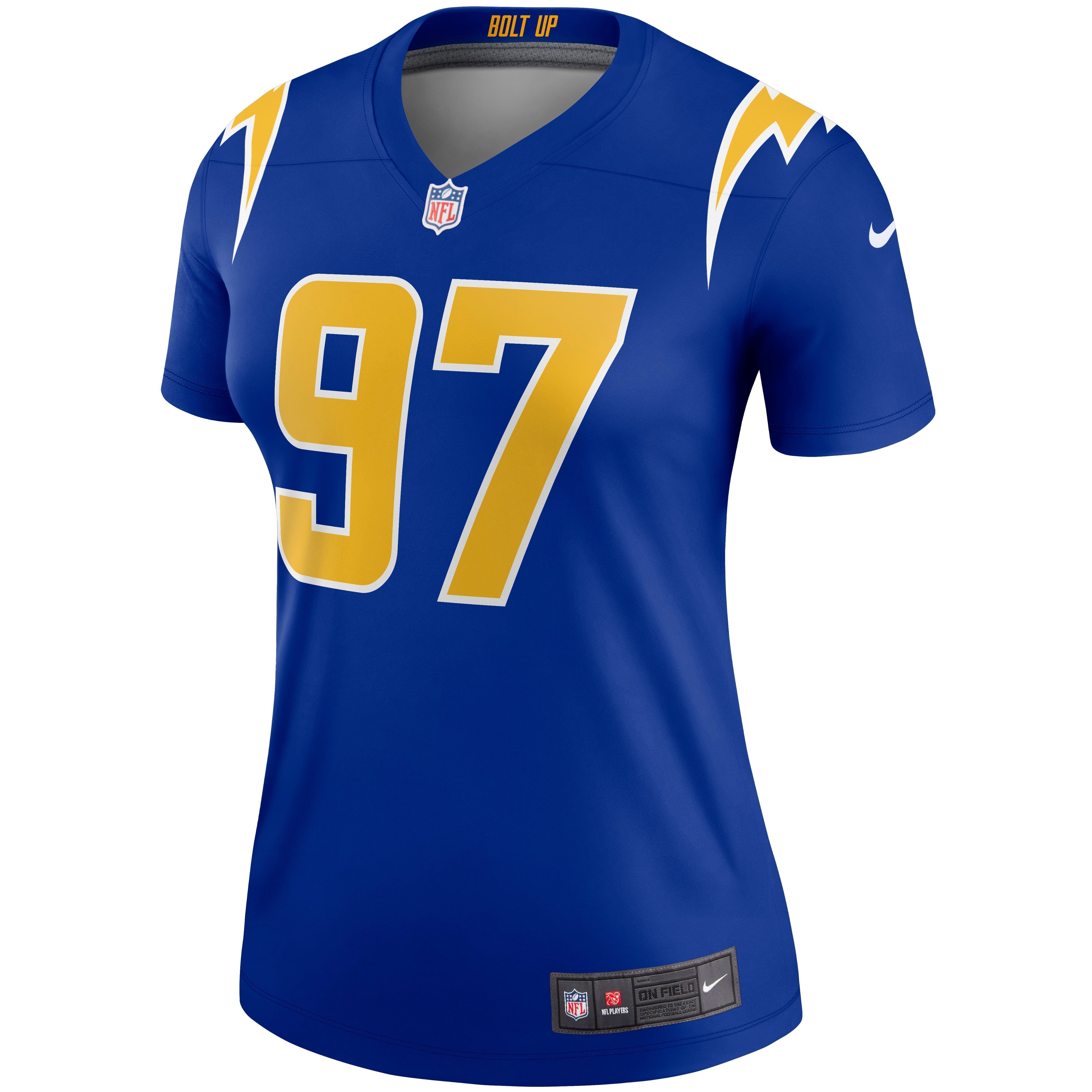 Women's Nike Joey Bosa Royal Los Angeles Chargers 2nd Alternate Legend Jersey - vstockx