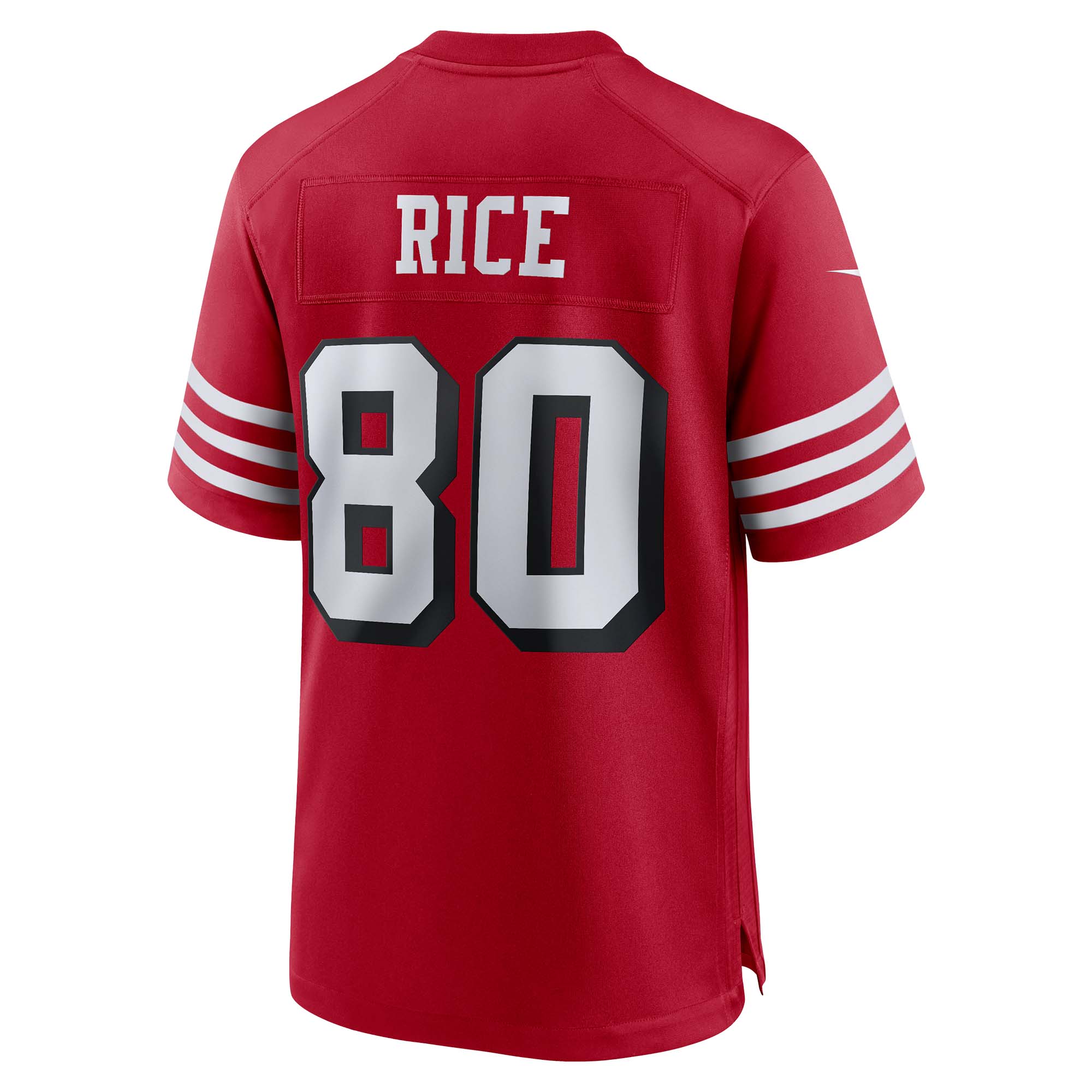 Jerry Rice San Francisco 49ers Nike Retired Alternate Game Jersey - Scarlet - vstockx
