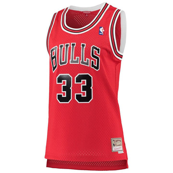 Men's Chicago Bulls Scottie Pippen 1997-98 Hardwood Classics Jersey - Red - vstockx