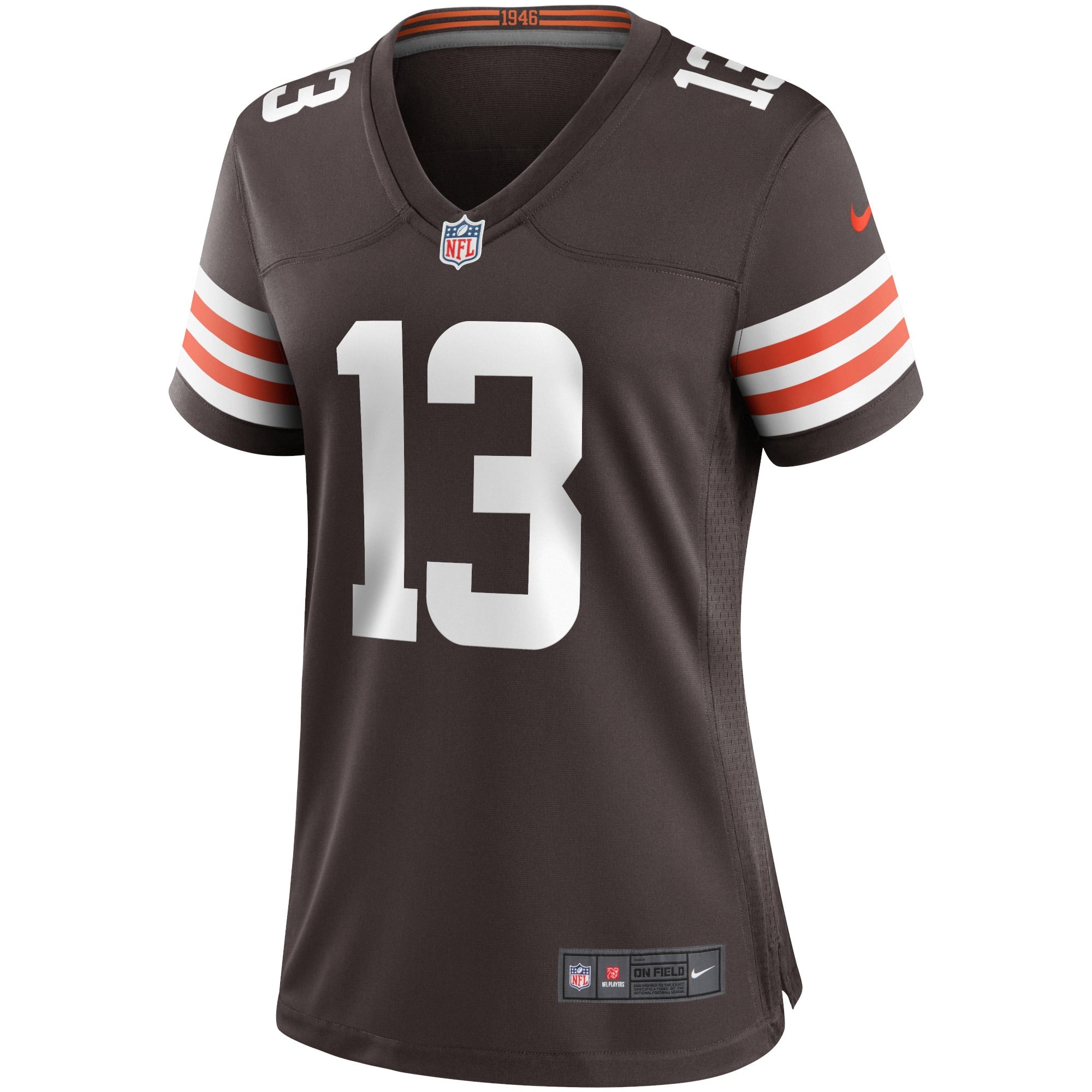 Women's Nike Odell Beckham Jr. Brown Cleveland Browns Game Jersey - vstockx