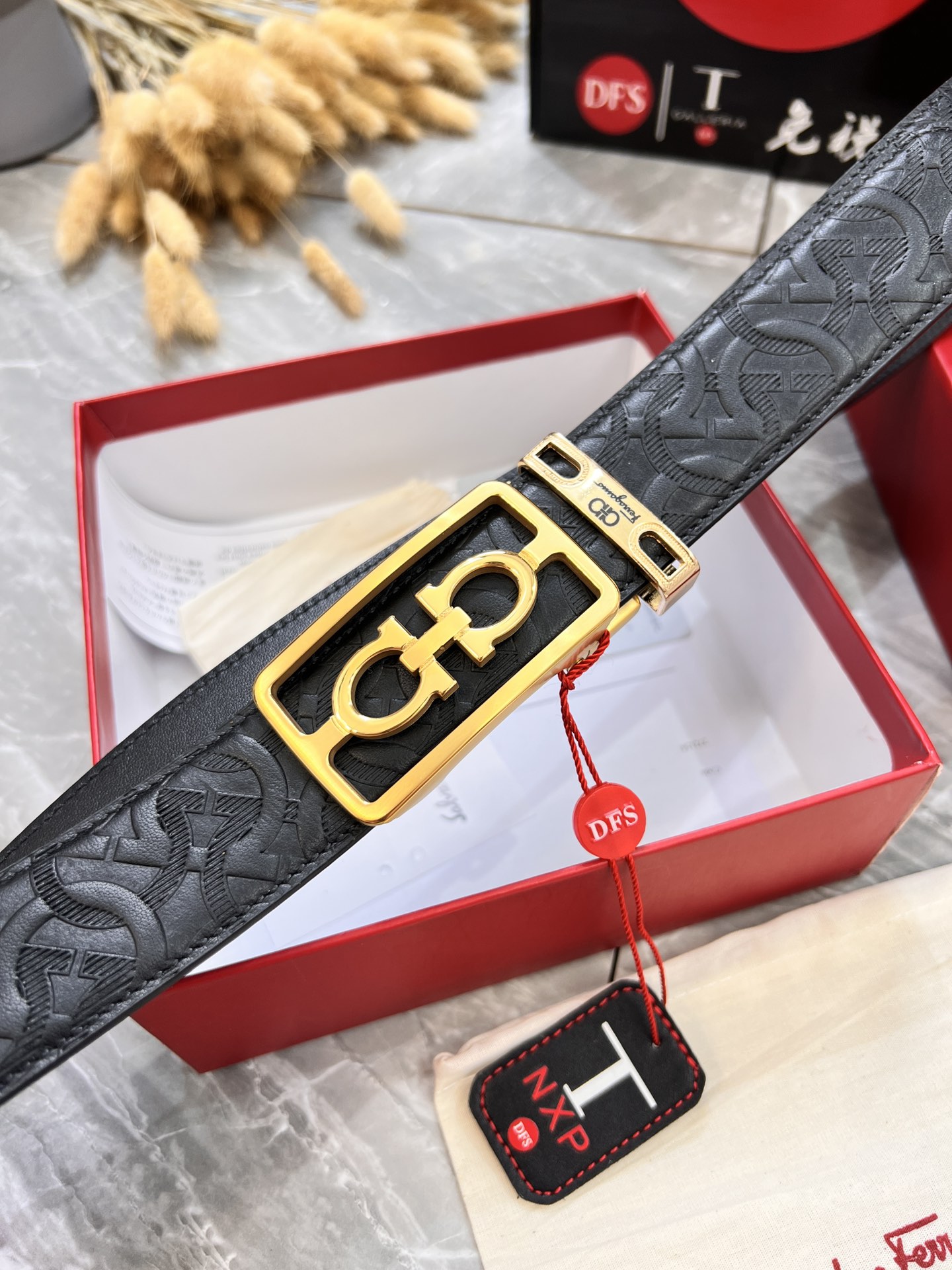 Streetwear Belt Ferragamo 319875 size:3.5cm - vstockx