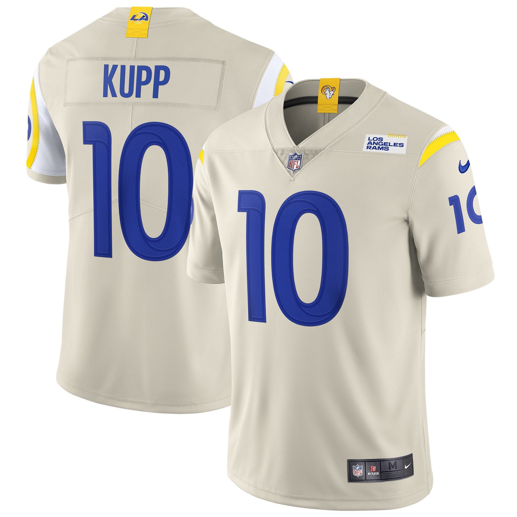 Cooper Kupp Los Angeles Rams Nike Vapor Limited Jersey - Bone - vstockx