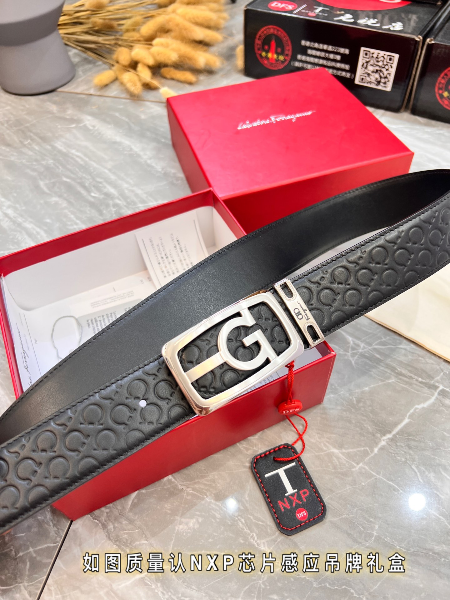 Streetwear Belt Ferragamo 320019 size:3.5cm - vstockx