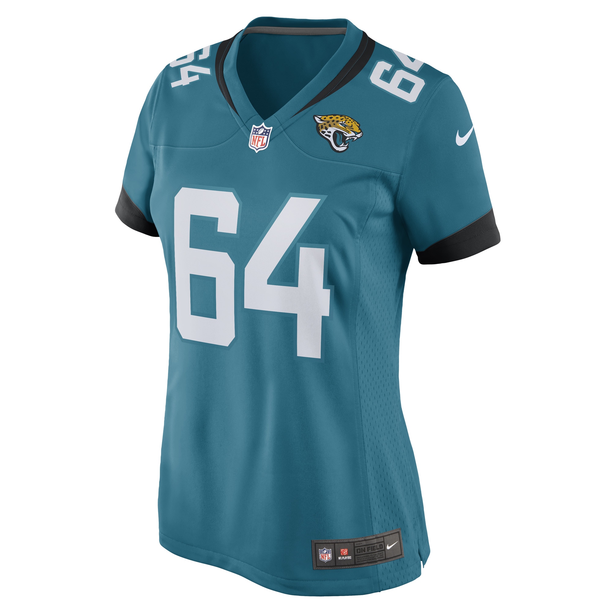 Coy Cronk Jacksonville Jaguars Nike Women's Game Player Jersey - Teal - vstockx