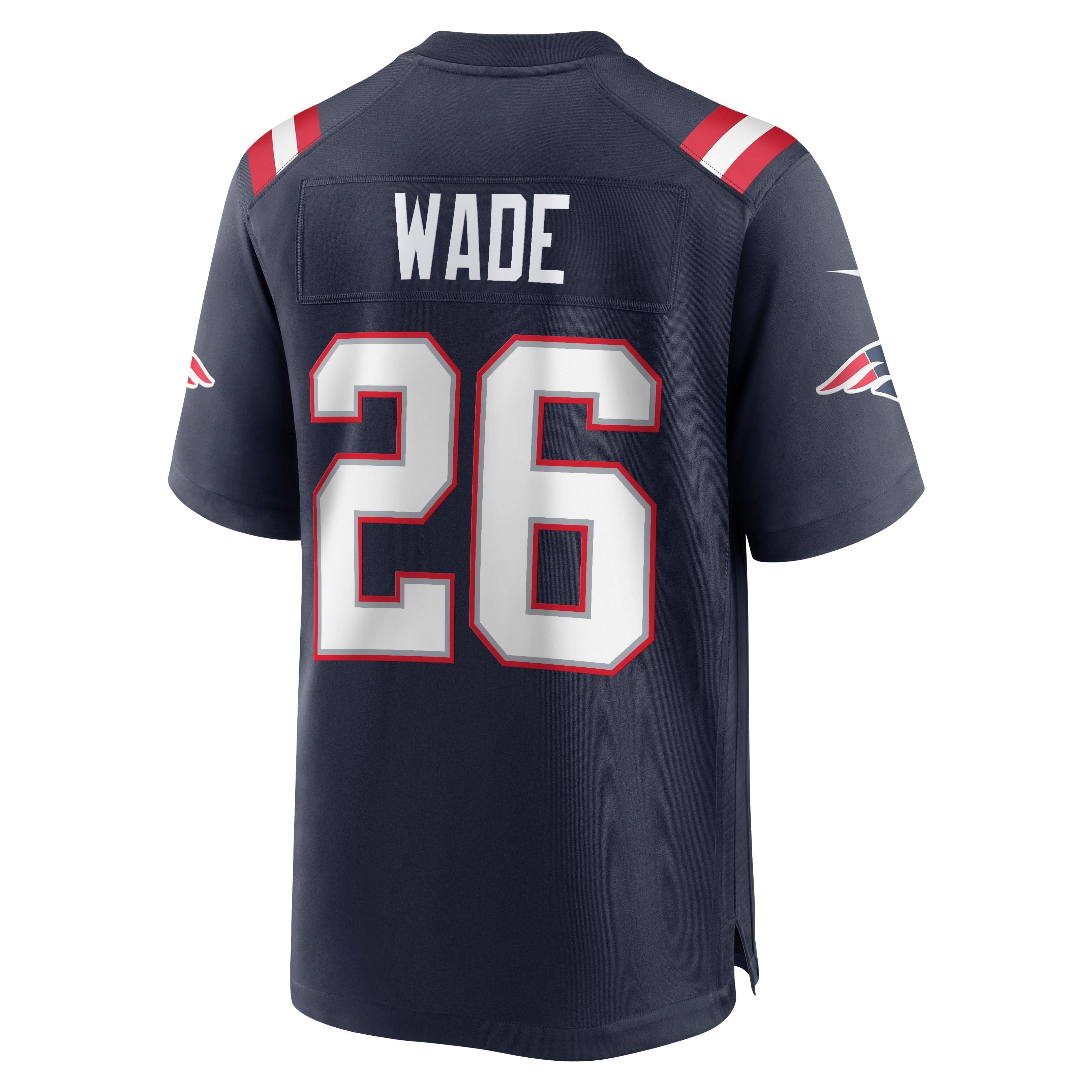 Men's Nike Shaun Wade Navy New England Patriots Game Jersey - vstockx
