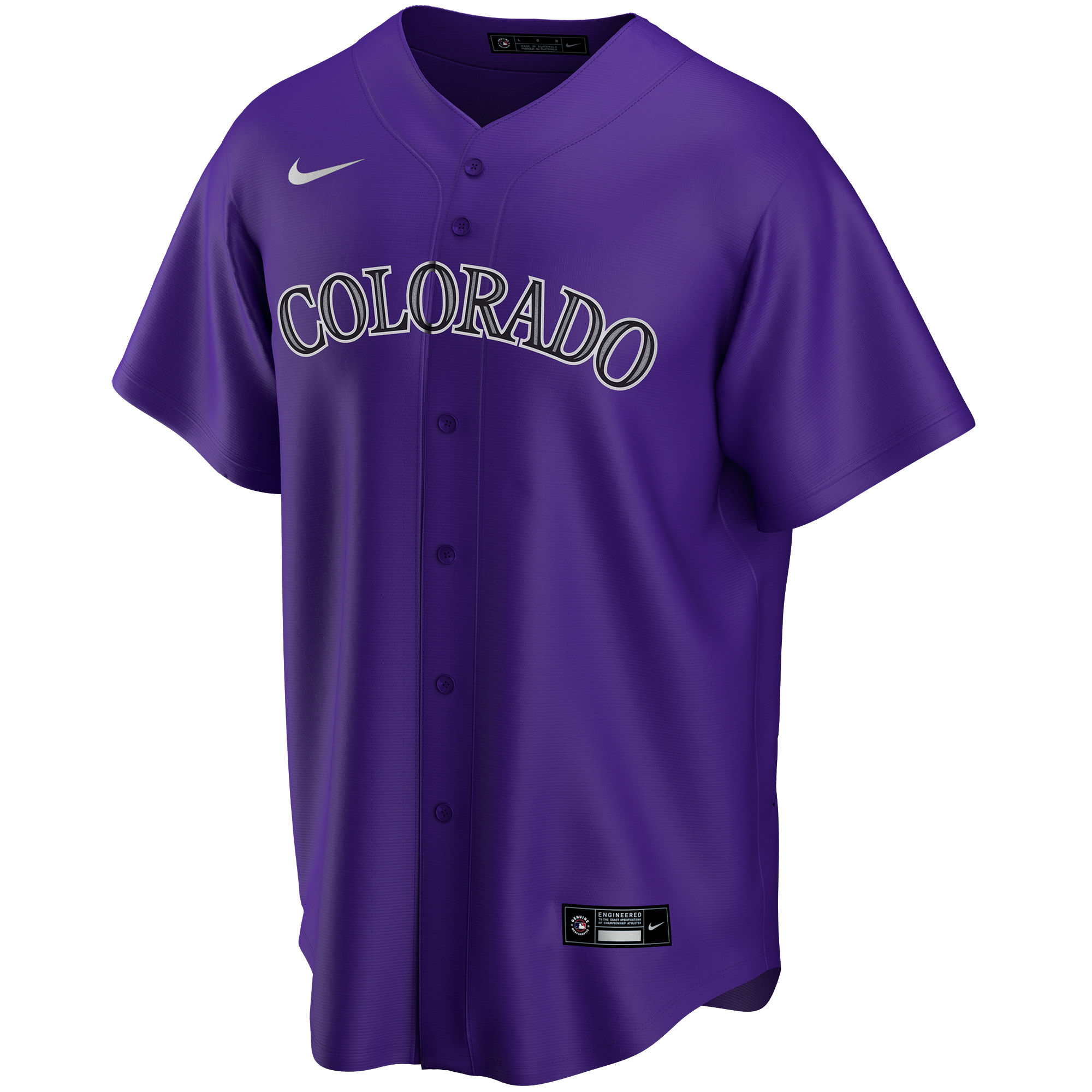 Colorado Rockies Nike Alternate Replica Custom Jersey - Purple - vstockx