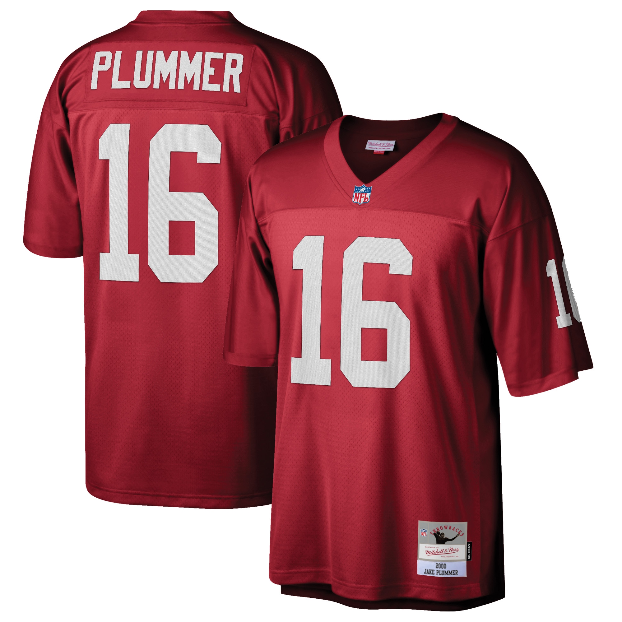Jake Plummer Arizona Cardinals Mitchell & Ness Retired Player Legacy Replica Jersey - Cardinal - vstockx