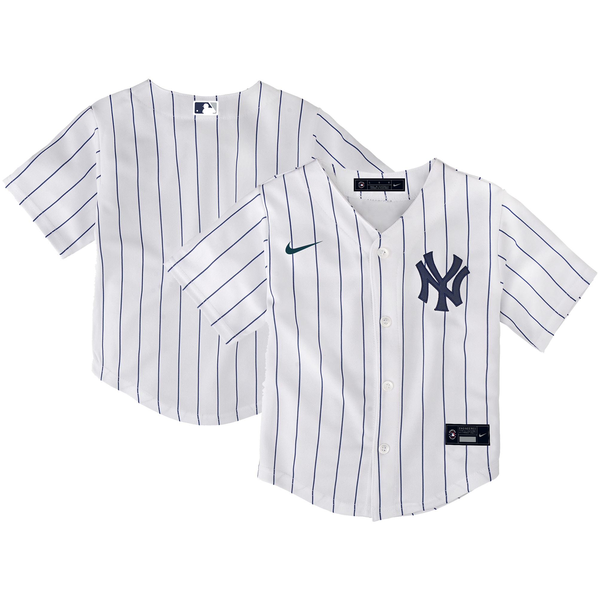 New York Yankees Nike Toddler Replica Team Jersey - White - vstockx