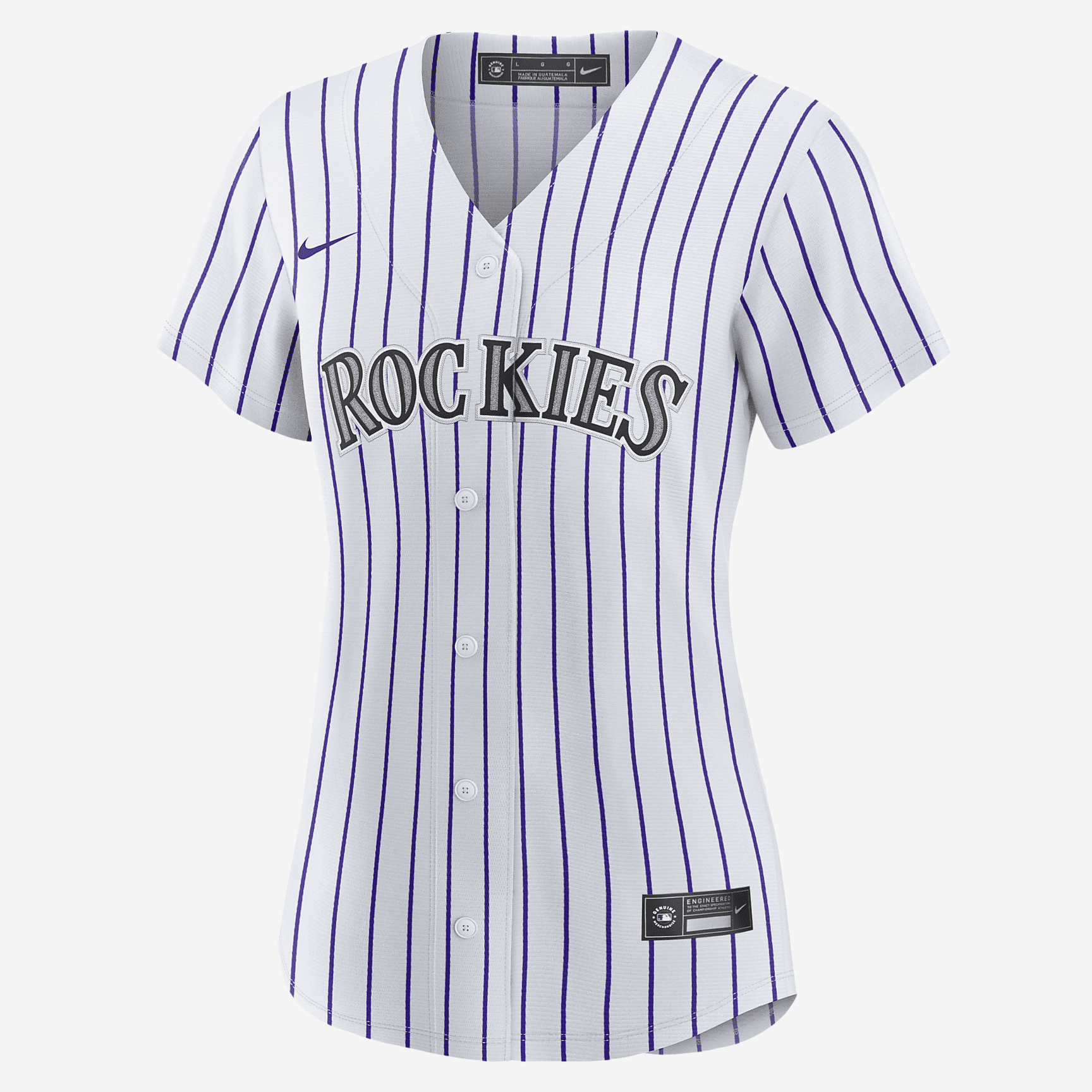 MLB Colorado Rockies (Kris Bryant) Women's Replica Baseball Jersey - White/Purple - vstockx