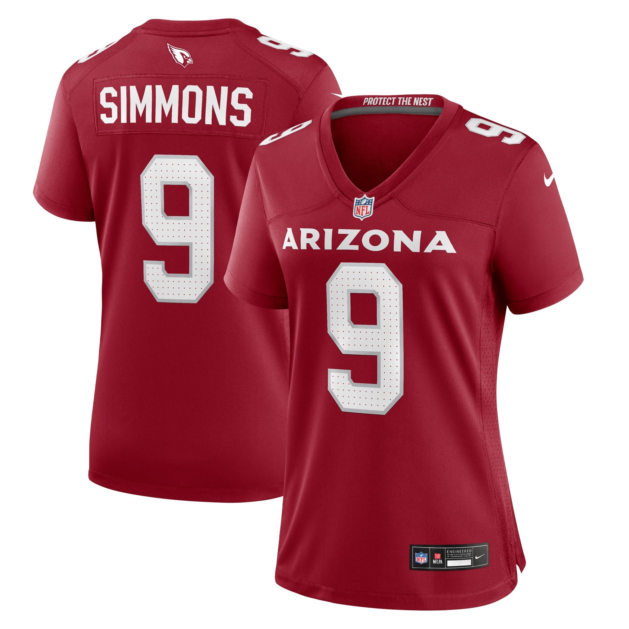 Women's Nike Isaiah Simmons Cardinal Arizona Cardinals Home Game Jersey - vstockx