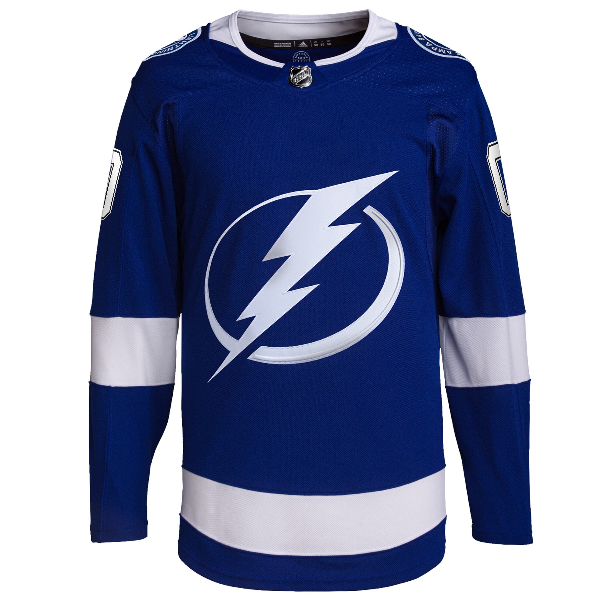 Tampa Bay Lightning adidas Home Primegreen Authentic Pro Custom Jersey - Royal - vstockx