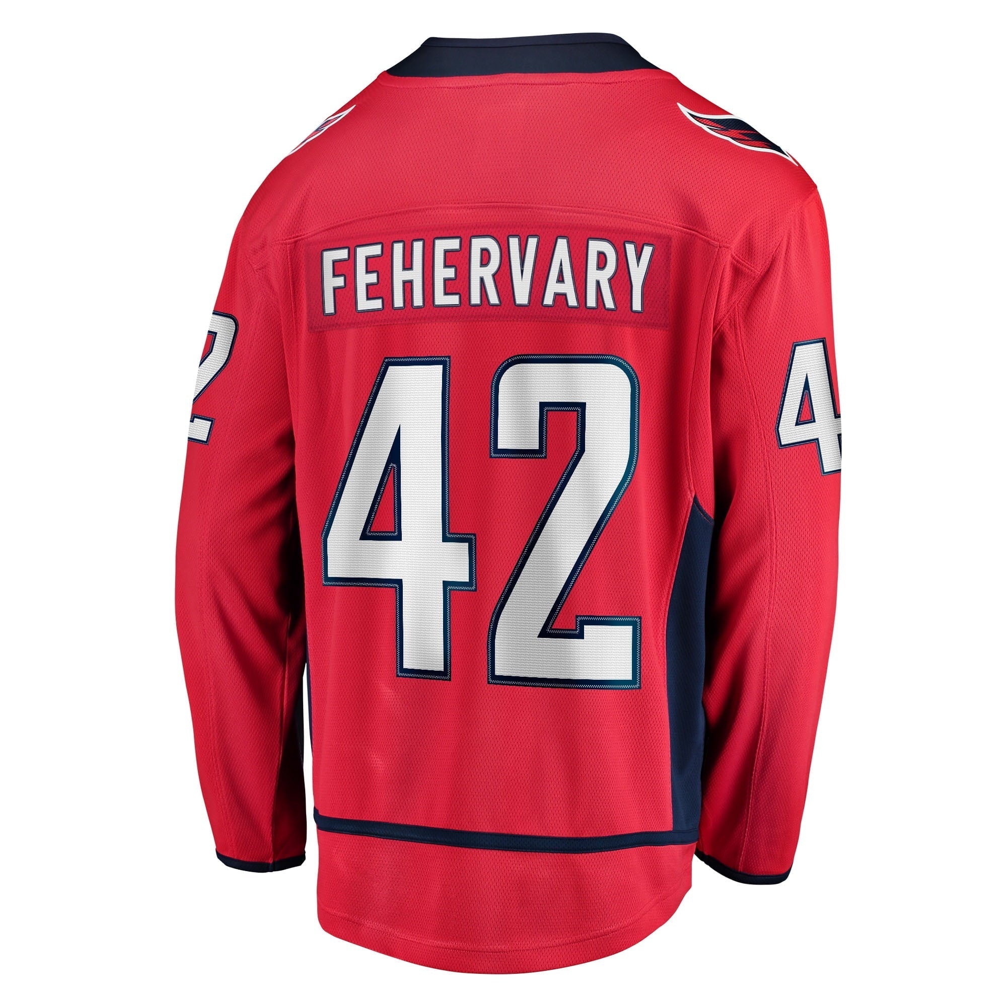Men's Fanatics Branded Martin Fehervary Red Washington Capitals Home Breakaway Player Jersey - vstockx