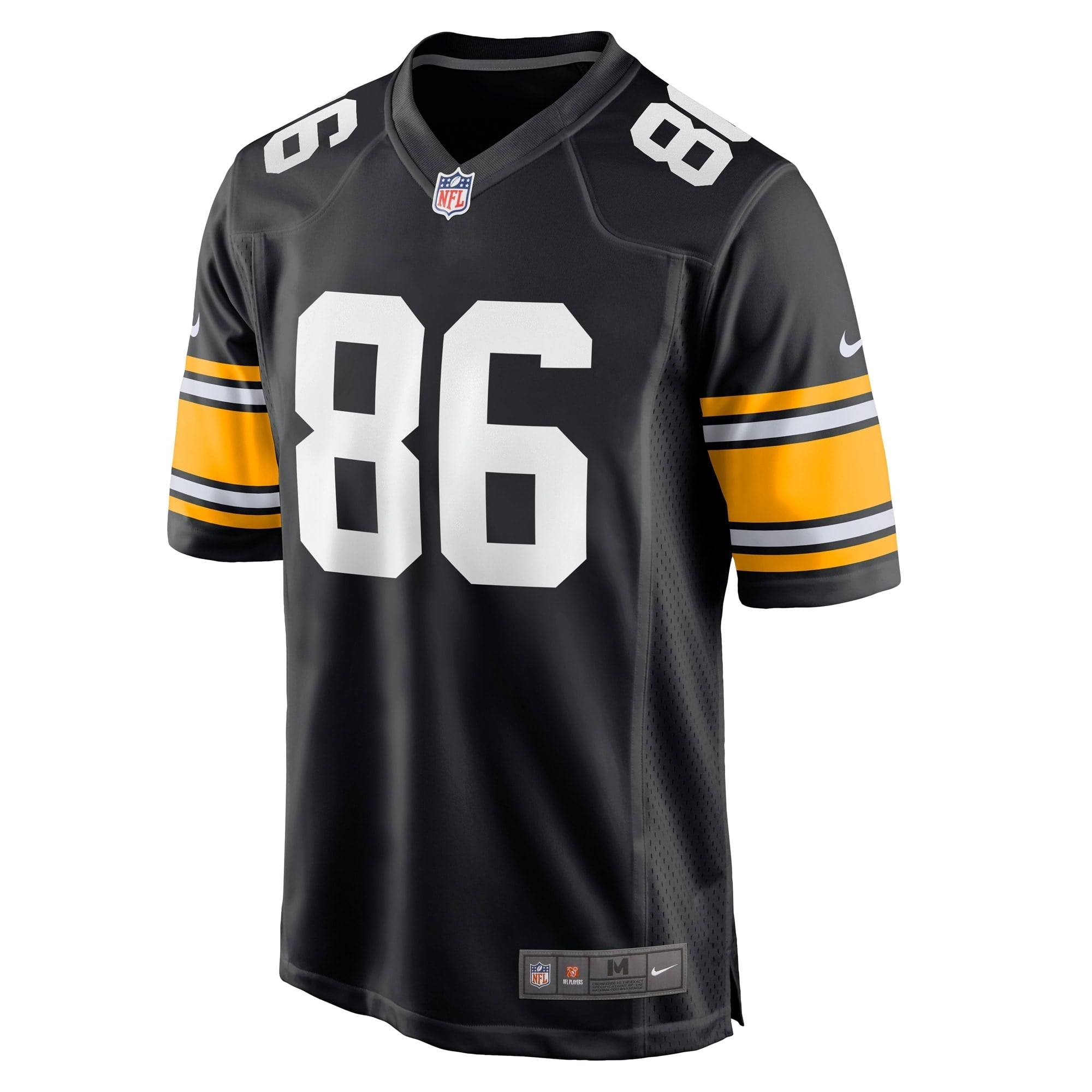 Men's Nike Hines Ward Black Pittsburgh Steelers Retired Player Jersey - vstockx