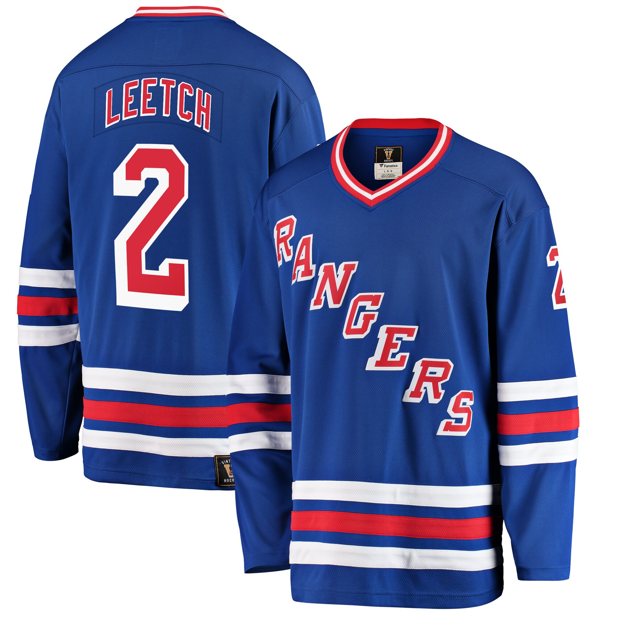 Brian Leetch New York Rangers Fanatics Branded Premier Breakaway Retired Player Jersey - Blue - vstockx