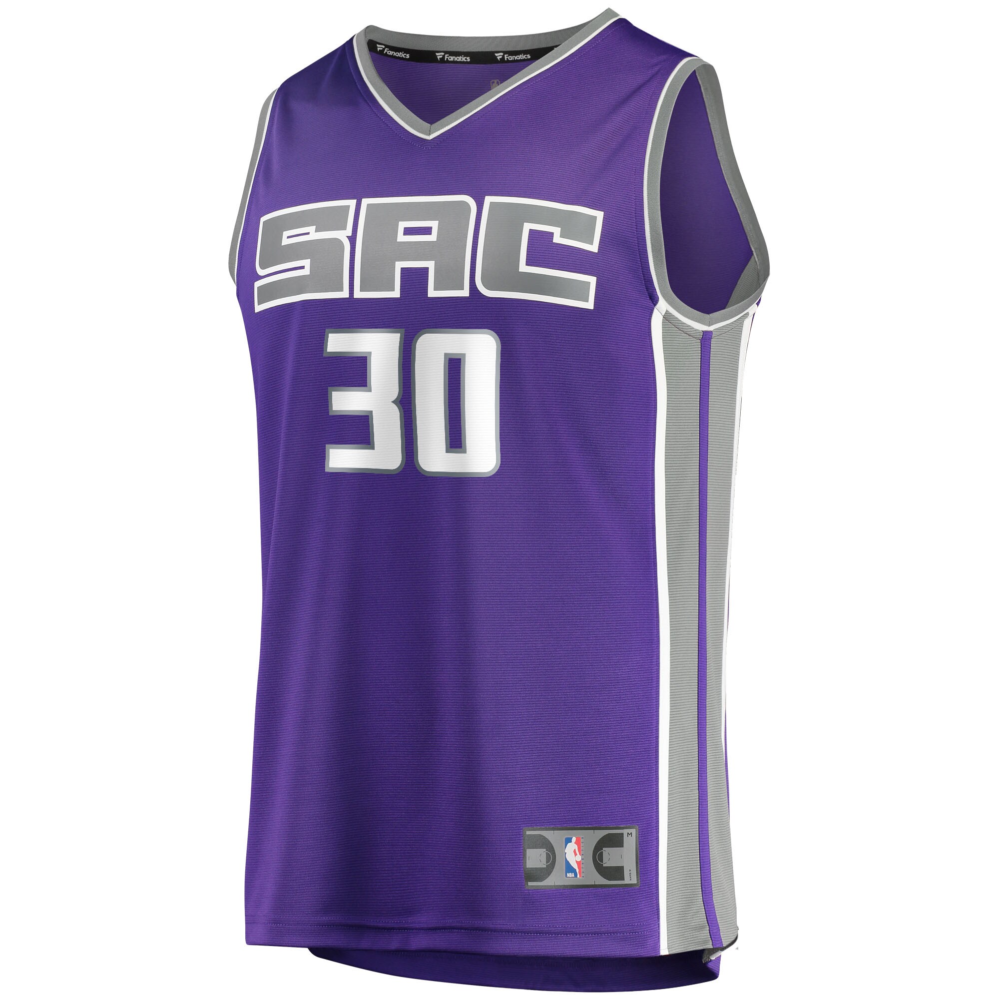 KZ Okpala Sacramento Kings Fanatics Branded Fast Break Replica Jersey - Icon Edition - Purple - vstockx