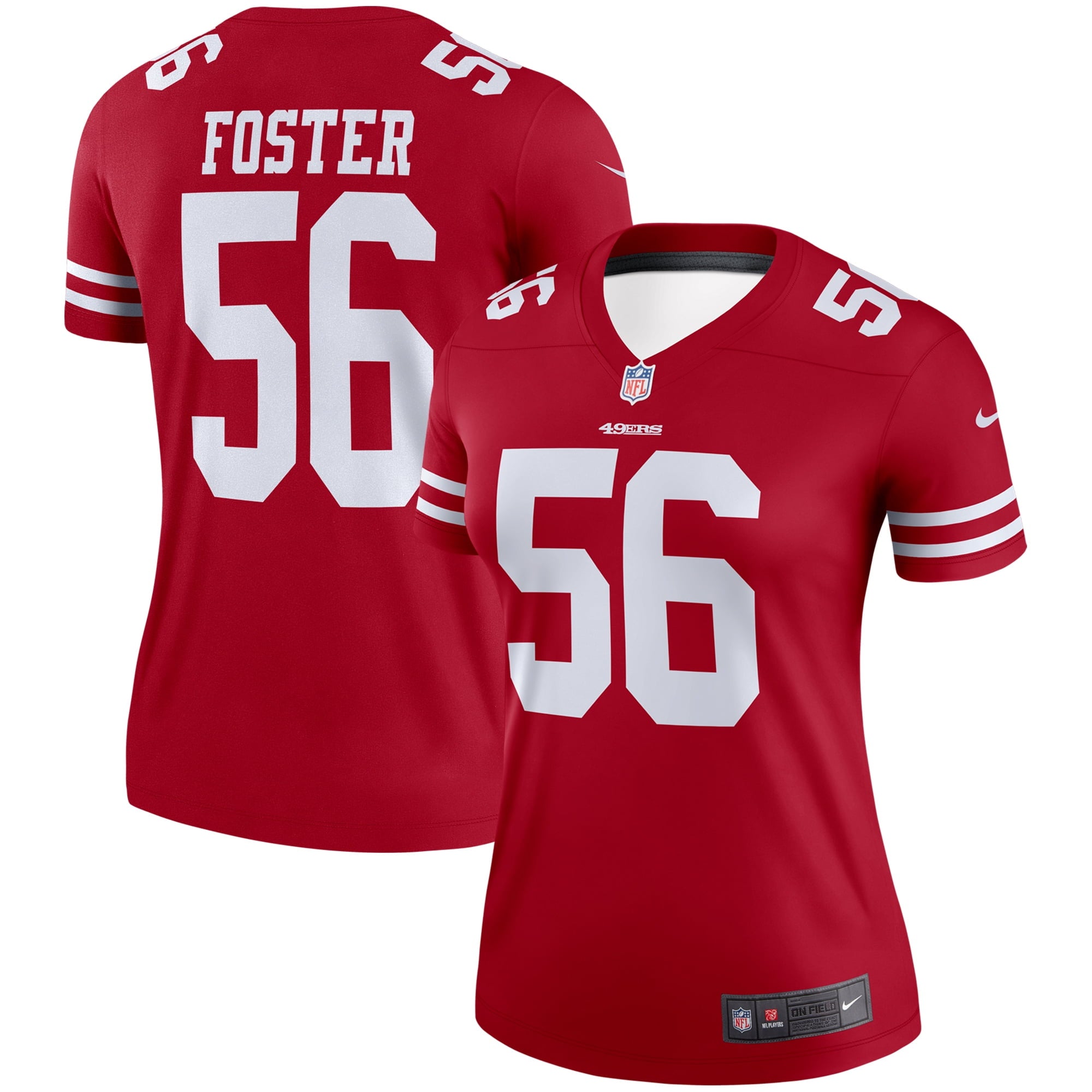 Women's Nike Reuben Foster Scarlet San Francisco 49ers Legend Jersey - vstockx