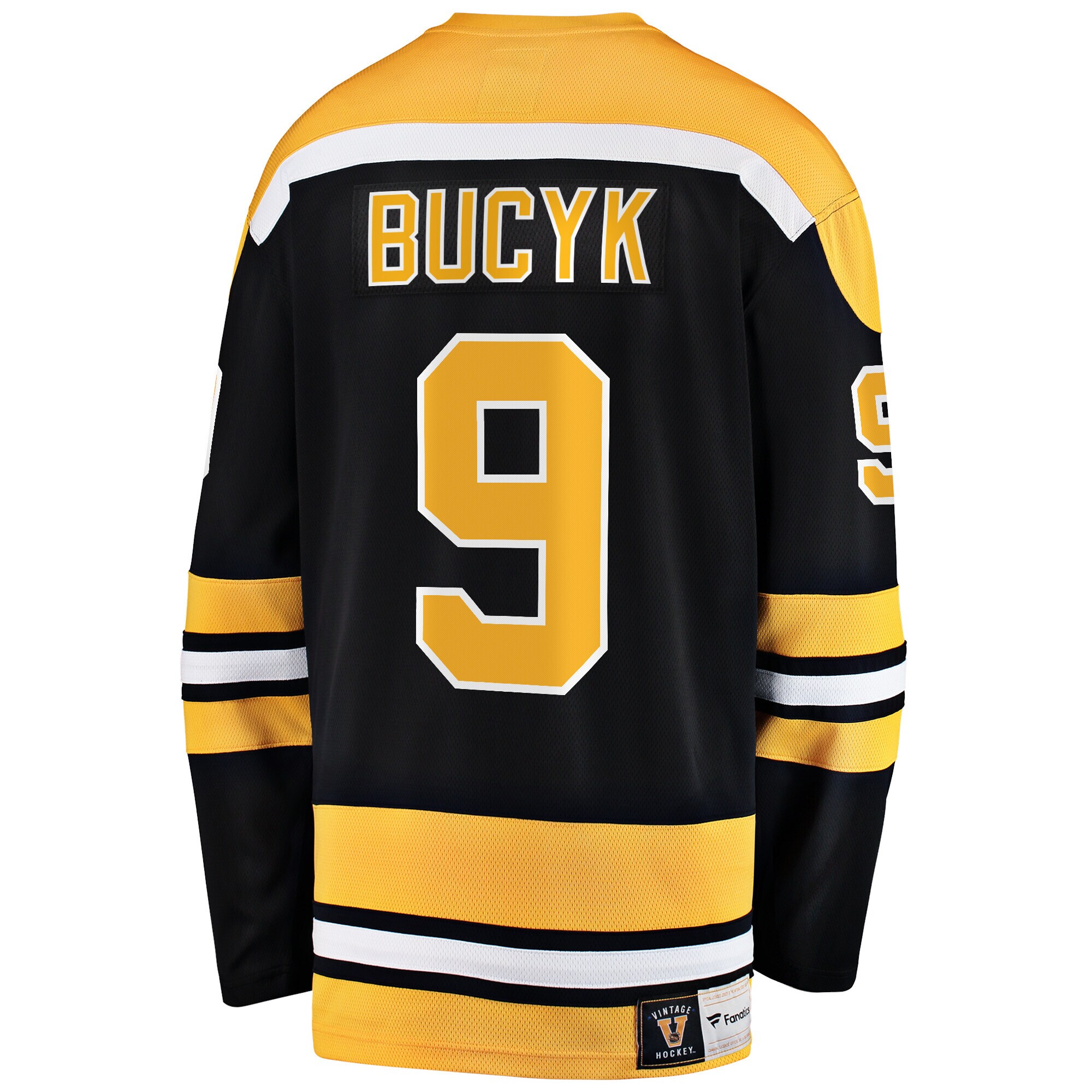 John Bucyk Boston Bruins Fanatics Branded Premier Breakaway Retired Player Jersey - Black - vstockx