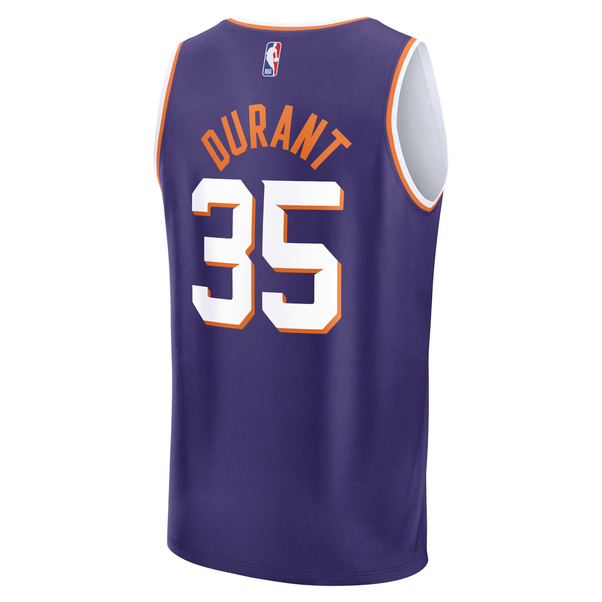Kevin Durant Phoenix Suns Fanatics Branded 2023/24 Fast Break Replica Jersey - Icon Edition - Purple - vstockx