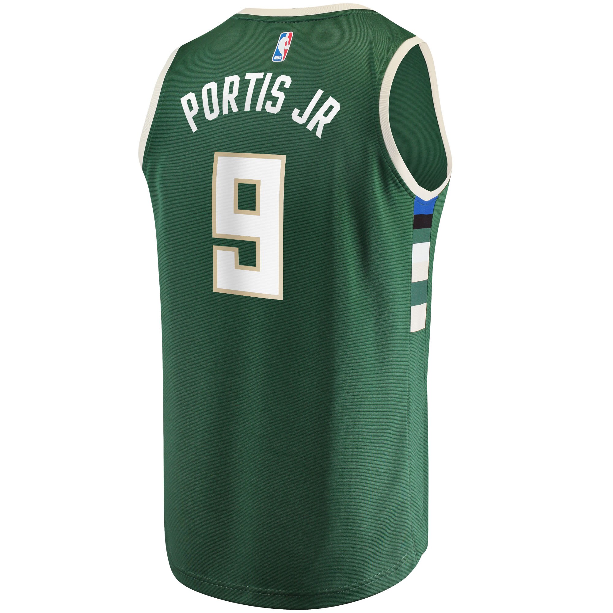 Bobby Portis Milwaukee Bucks Fanatics Branded 2021/22 Fast Break Replica Jersey - Icon Edition - Green - vstockx