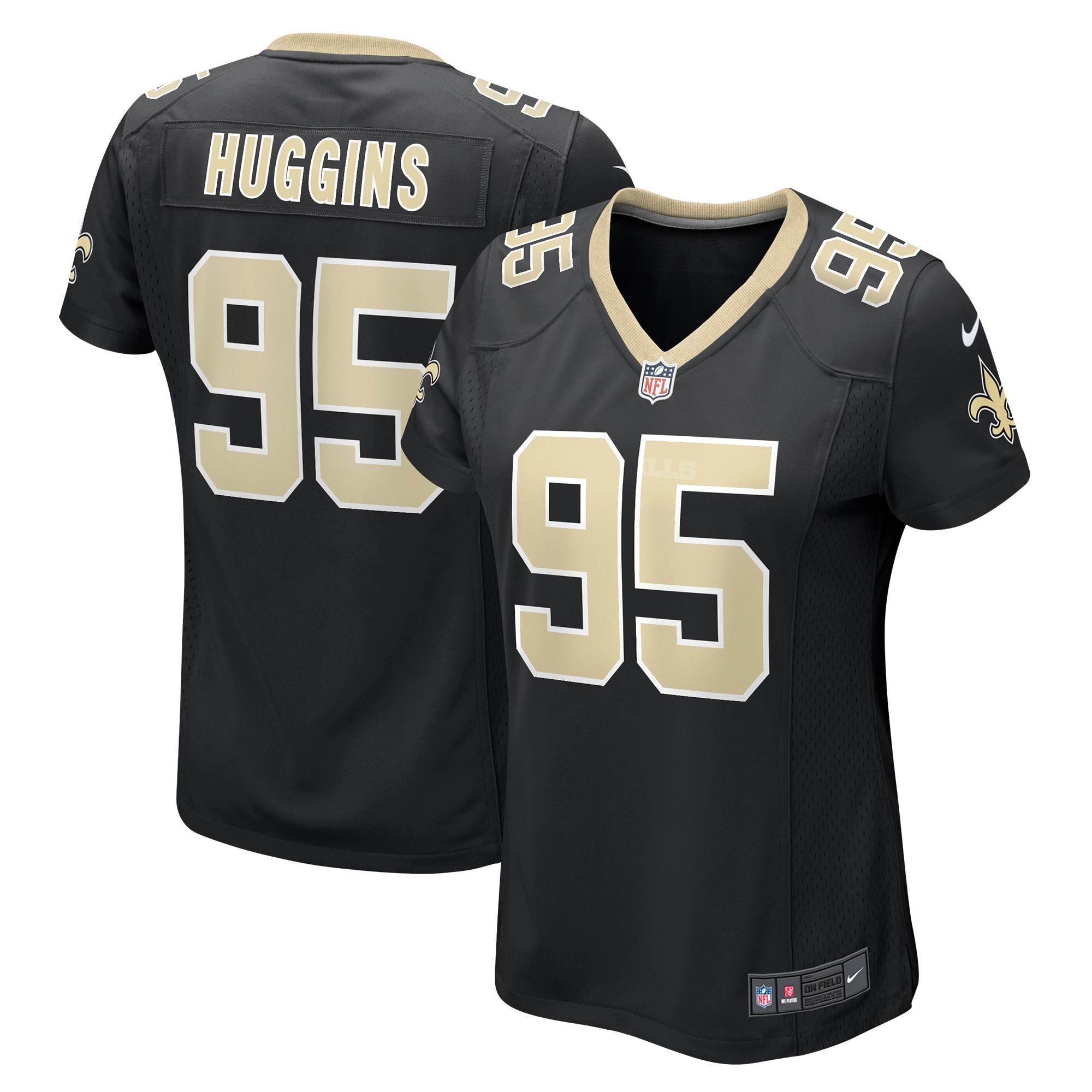 Albert Huggins New Orleans Saints Nike Women's Player Game Jersey - Black - vstockx