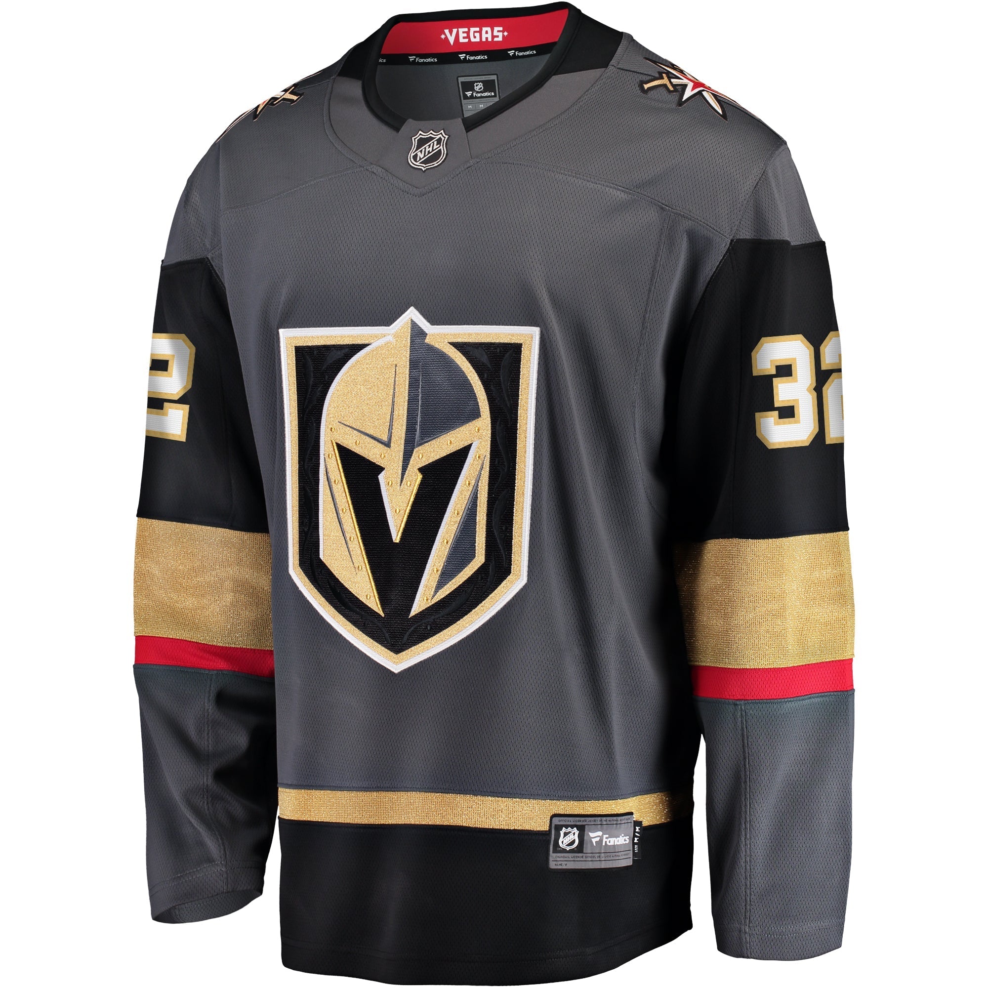 Men's Fanatics Branded Jonathan Quick Gray Vegas Golden Knights Home Breakaway Jersey - vstockx