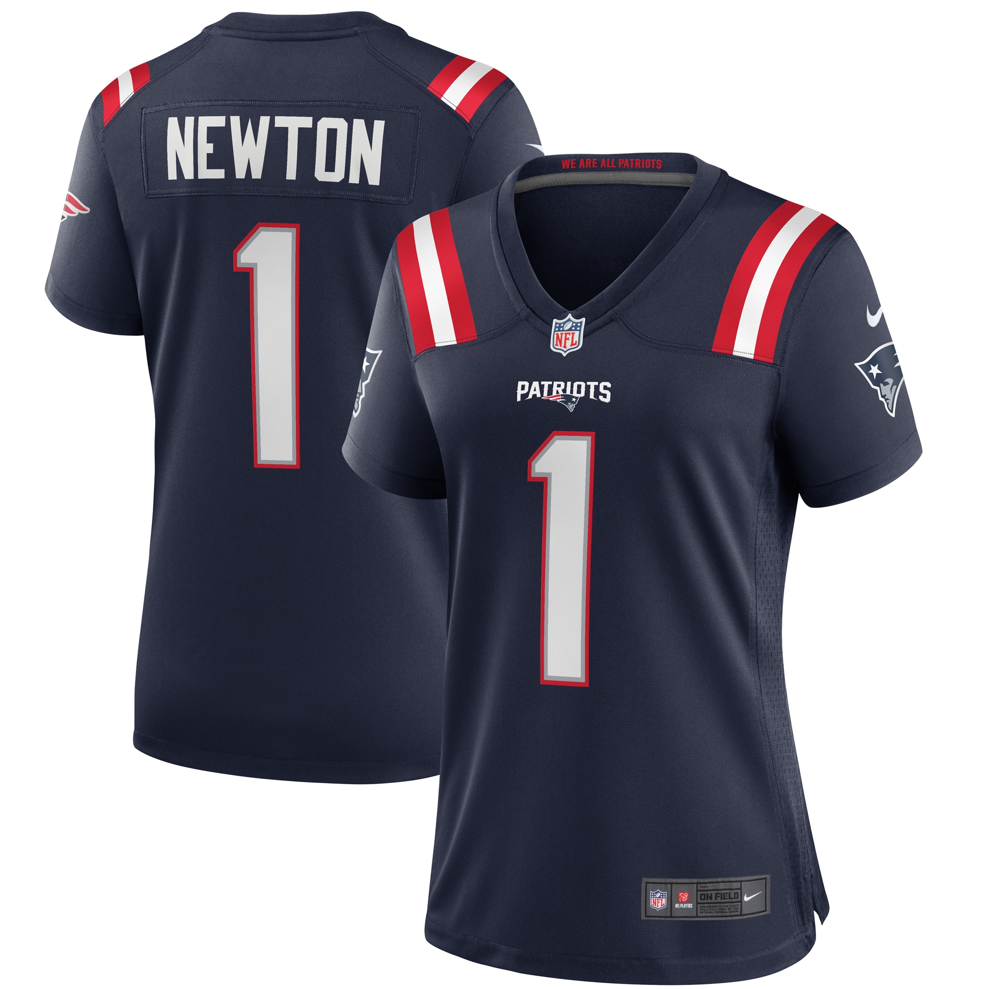 Cam Newton New England Patriots Nike Women's Game Jersey - Navy - vstockx