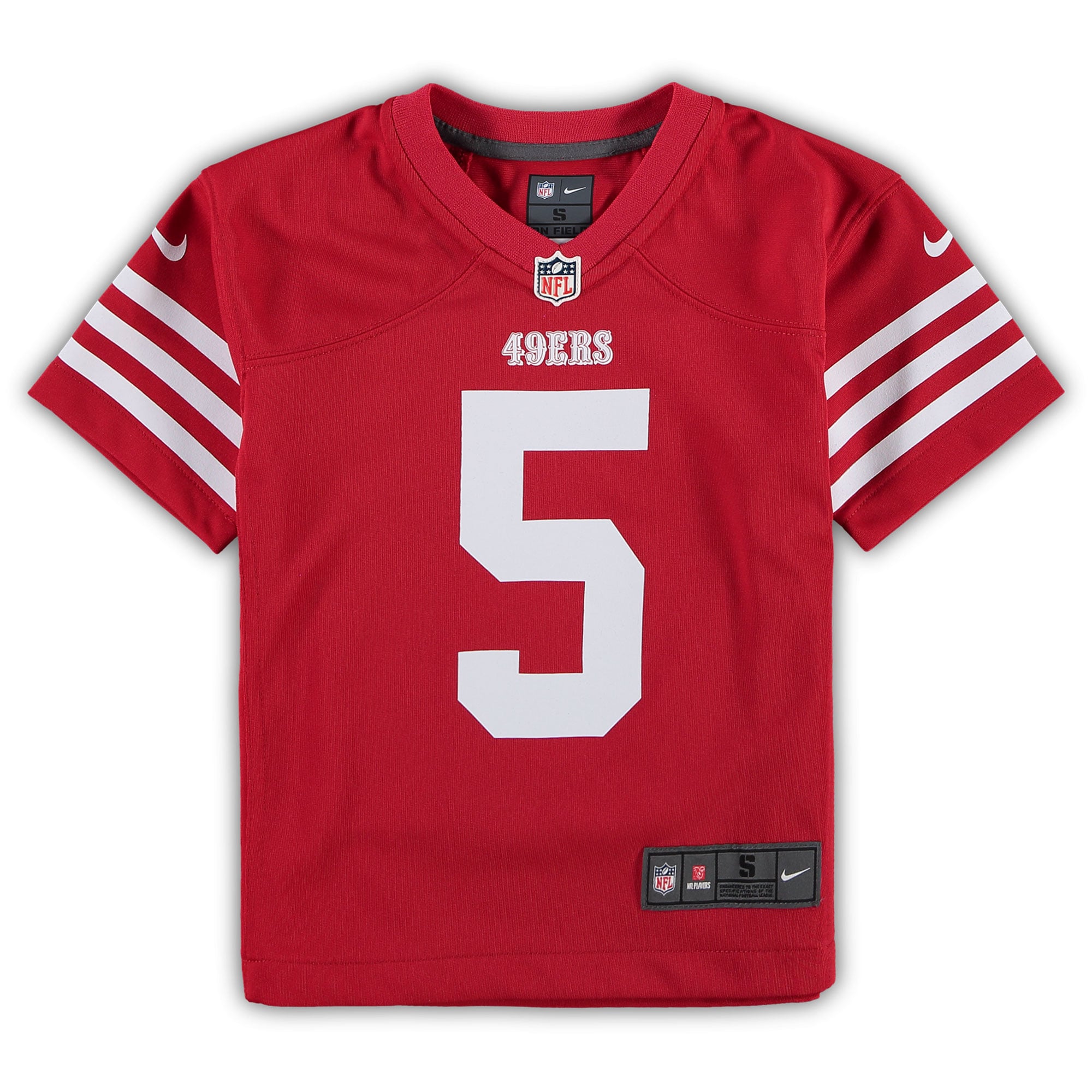Trey Lance San Francisco 49ers Nike Preschool Game Jersey - Scarlet - vstockx