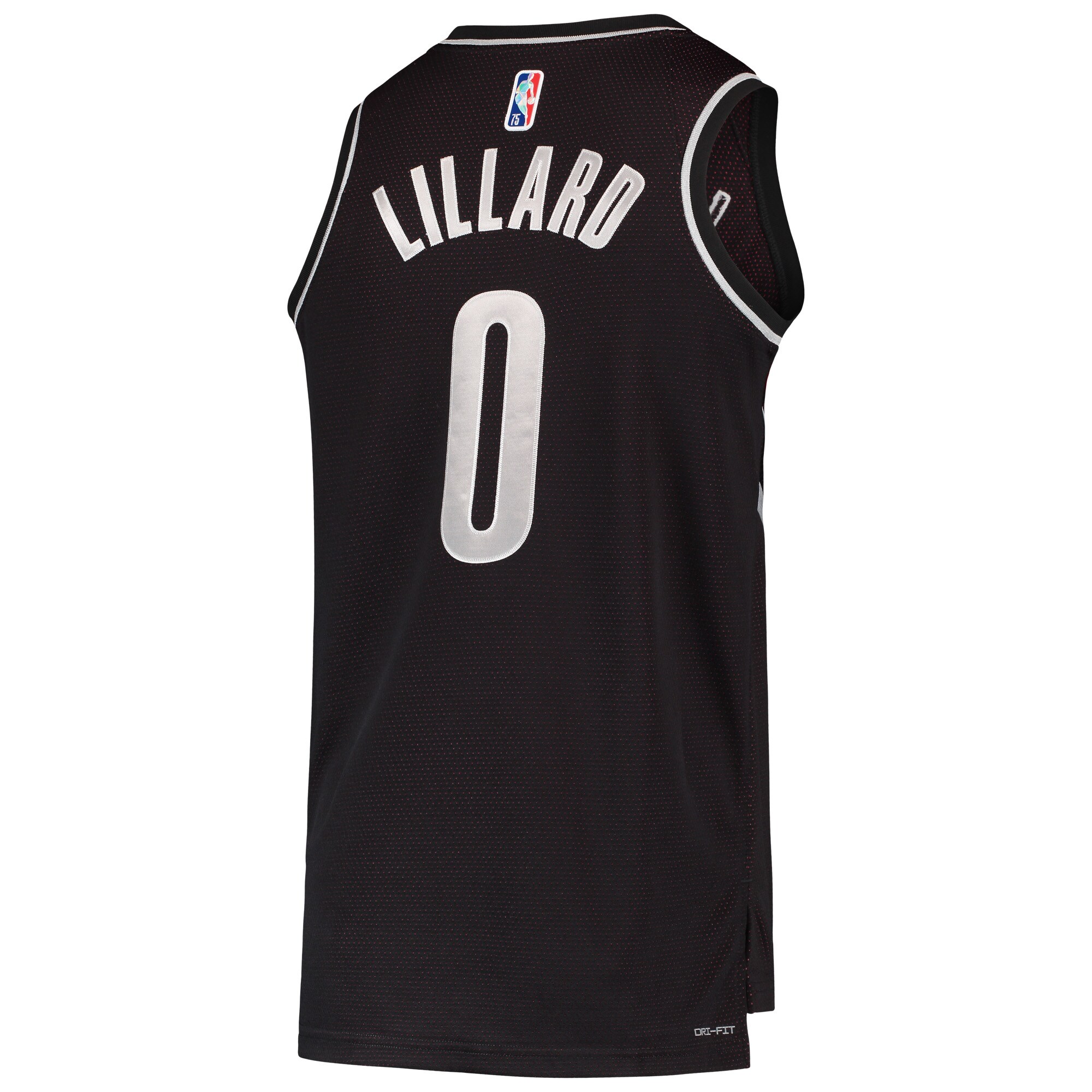 Damian Lillard Portland Trail Blazers Nike Select Series Rookie of the Year Swingman Team Jersey - Black - vstockx