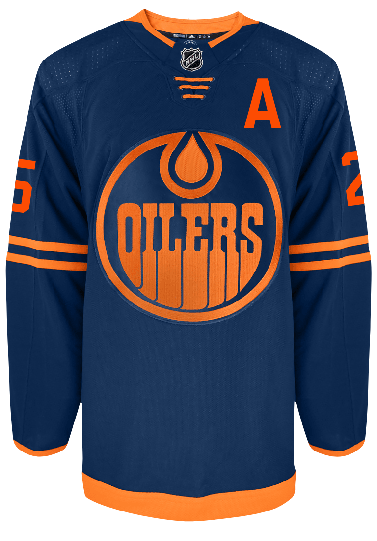 Darnell Nurse Edmonton Oilers Alt Adidas Primegreen Authentic NHL Hockey Jersey - vstockx